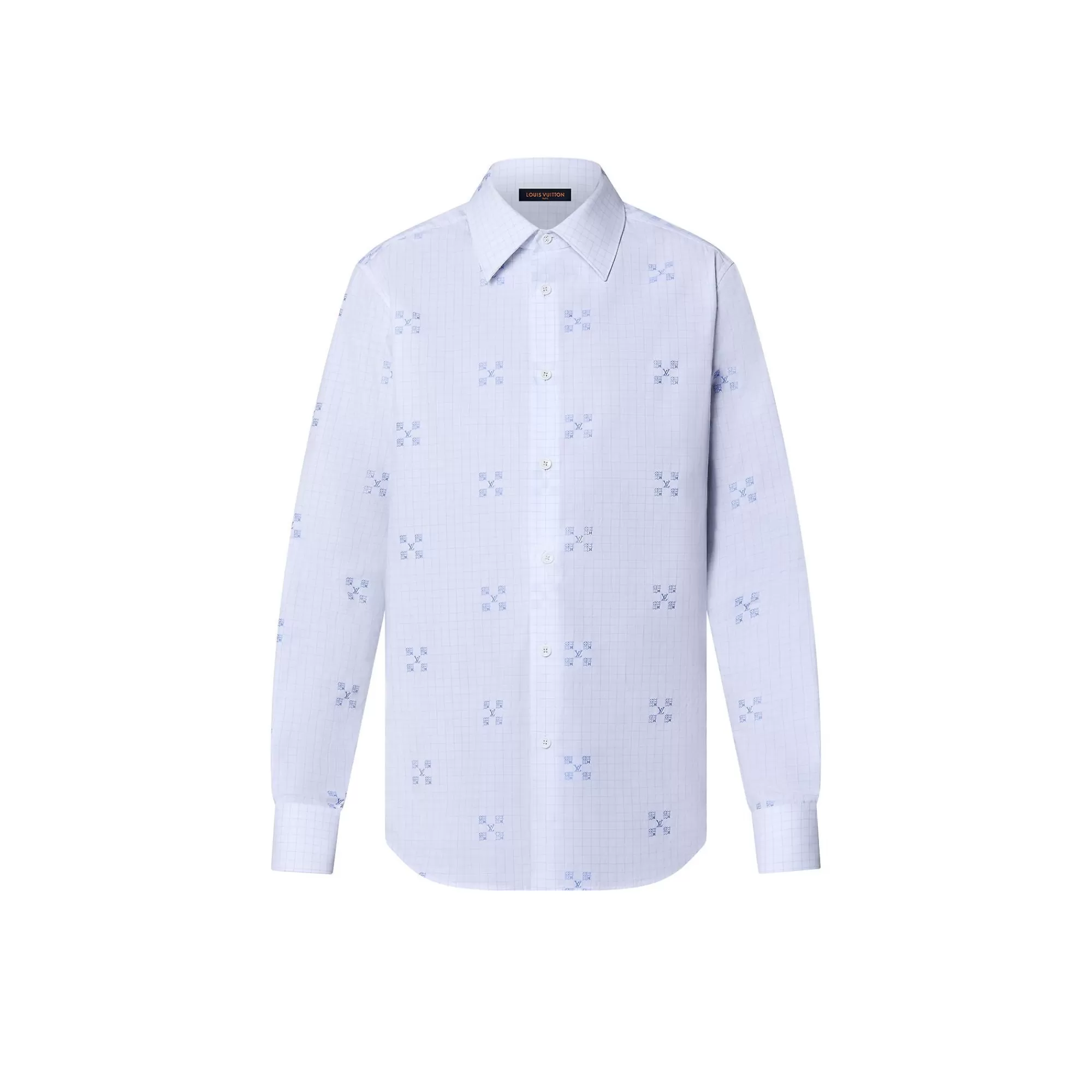 Flash Sale Louis Vuitton Cotton Long-Sleeved Slim Shirt