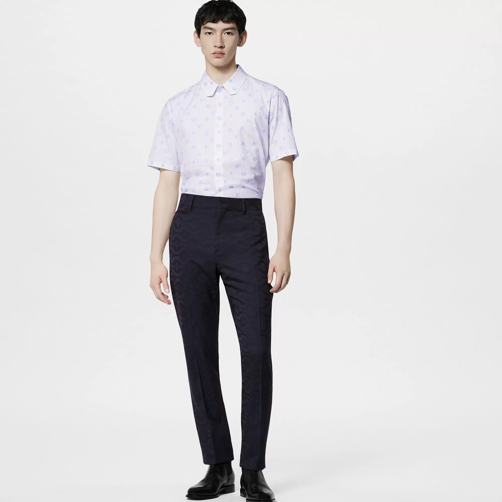 Flash Sale Louis Vuitton Cotton Short-Sleeved Shirt