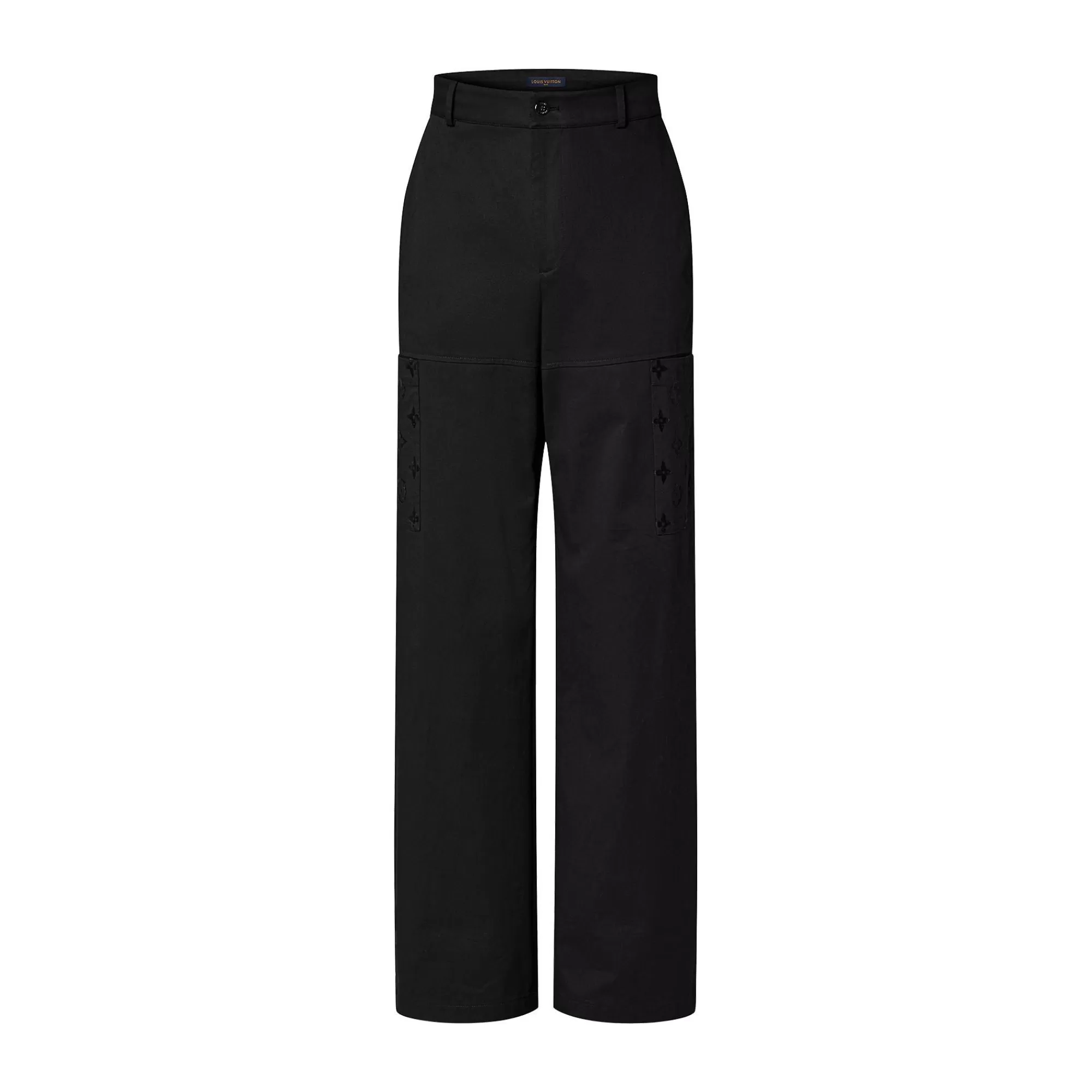 Store Louis Vuitton Cotton Workwear Pants Black