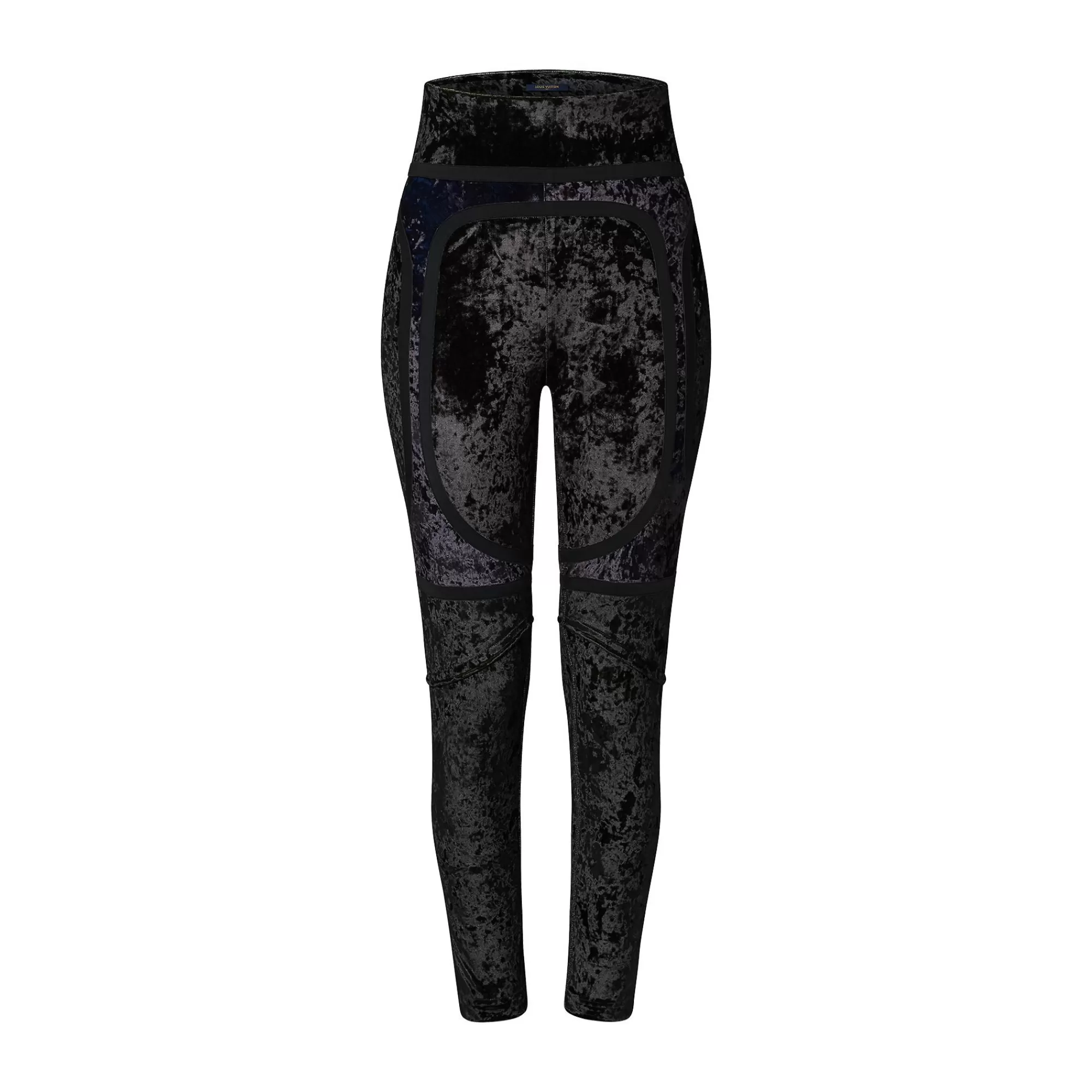 Cheap Louis Vuitton Crushed Velvet Biker Leggings