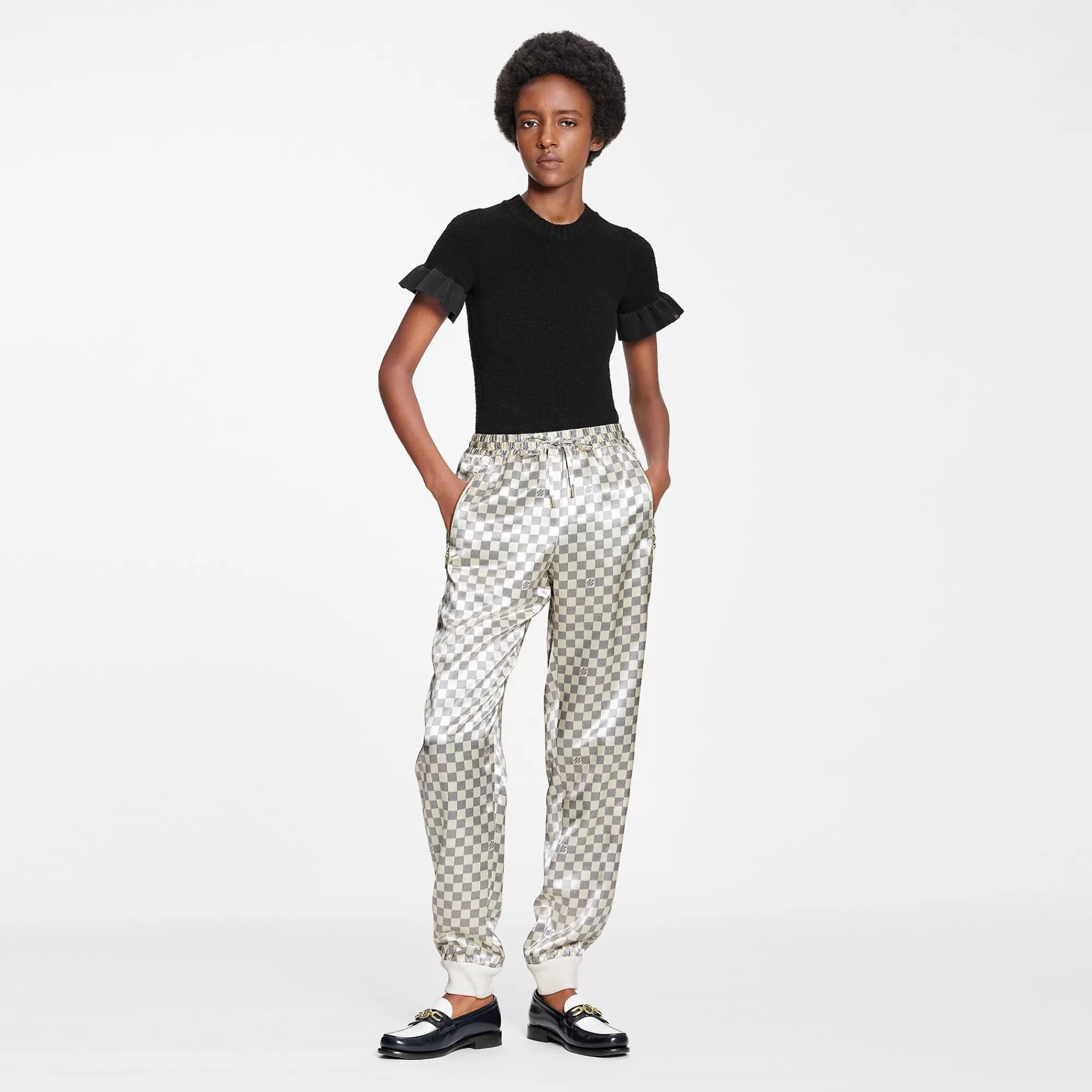 Outlet Louis Vuitton Damier Azur Jogging Pants