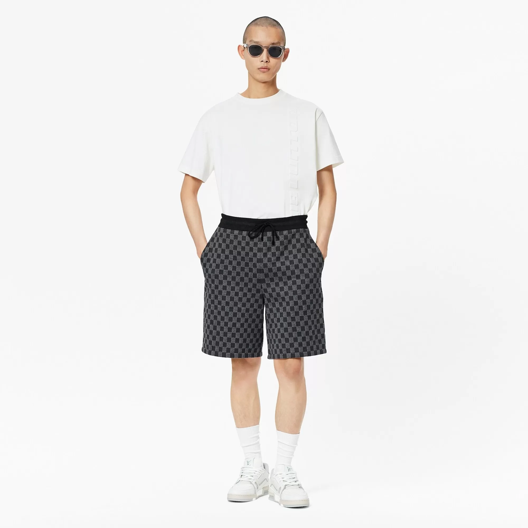 Best Sale Louis Vuitton Damier Jacquard Shorts