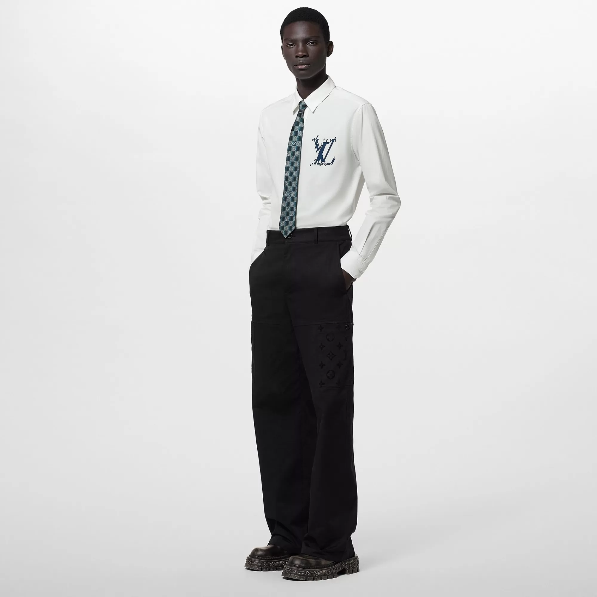 Fashion Louis Vuitton Damier Rush Tie