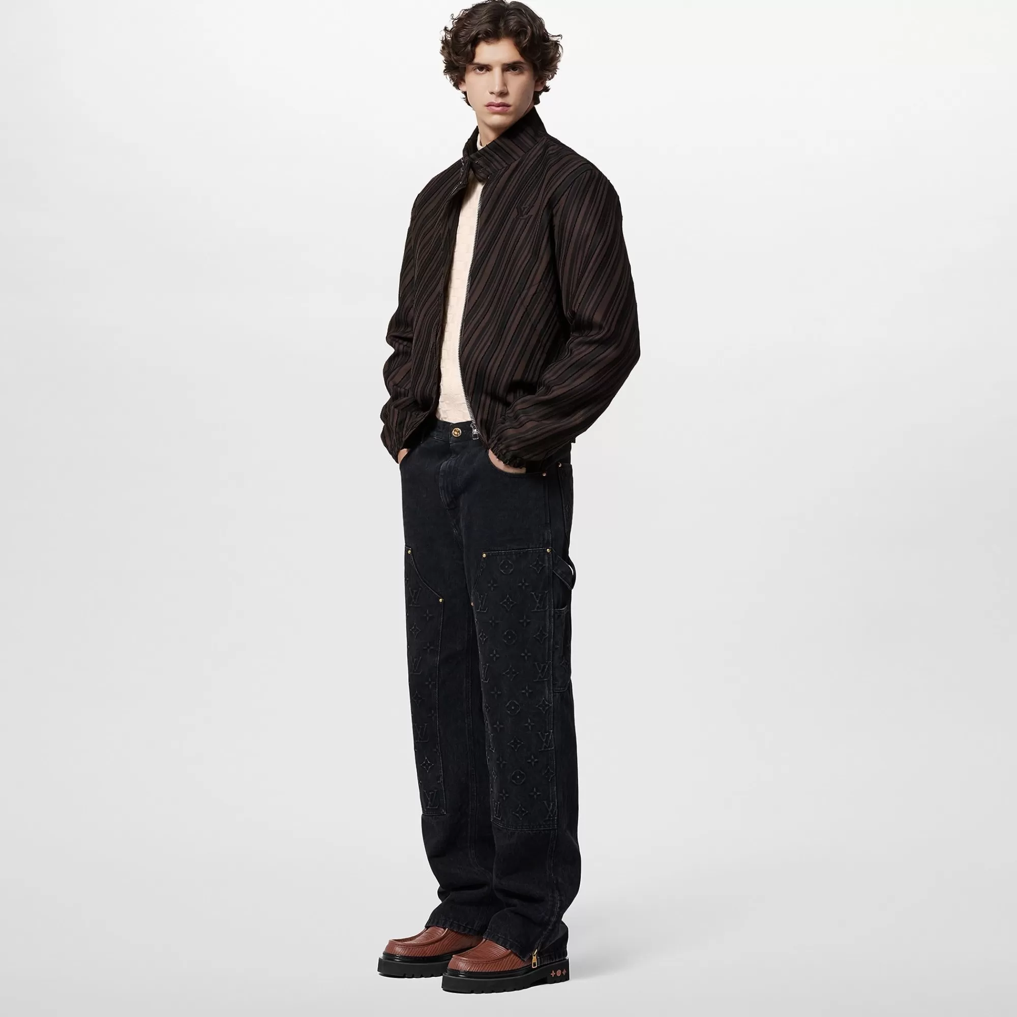 New Louis Vuitton Denim Carpenter Pants