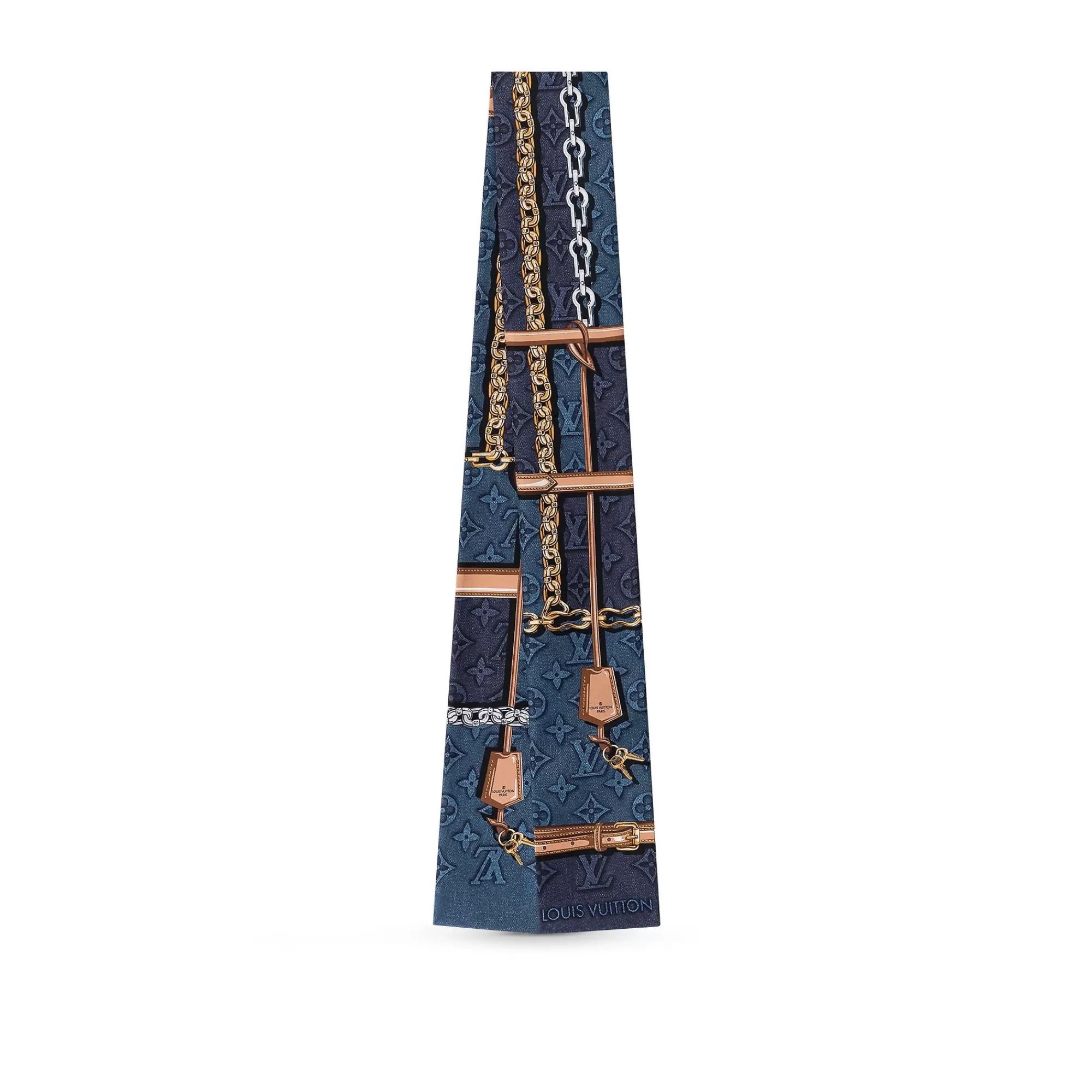 Fashion Louis Vuitton Denimgram Confidential Bandeau Denim Bleu