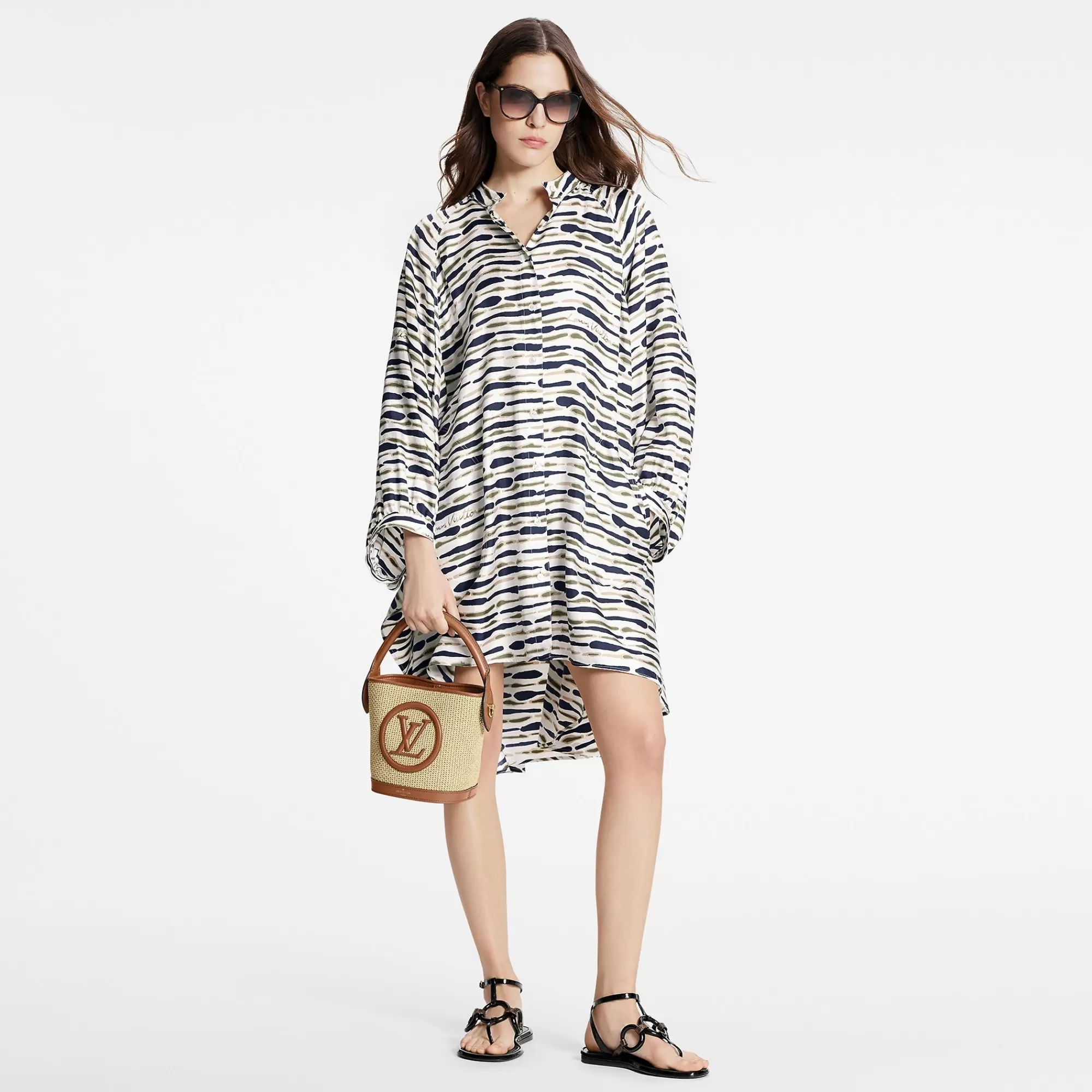 Outlet Louis Vuitton Desert Epi Print Kaftan