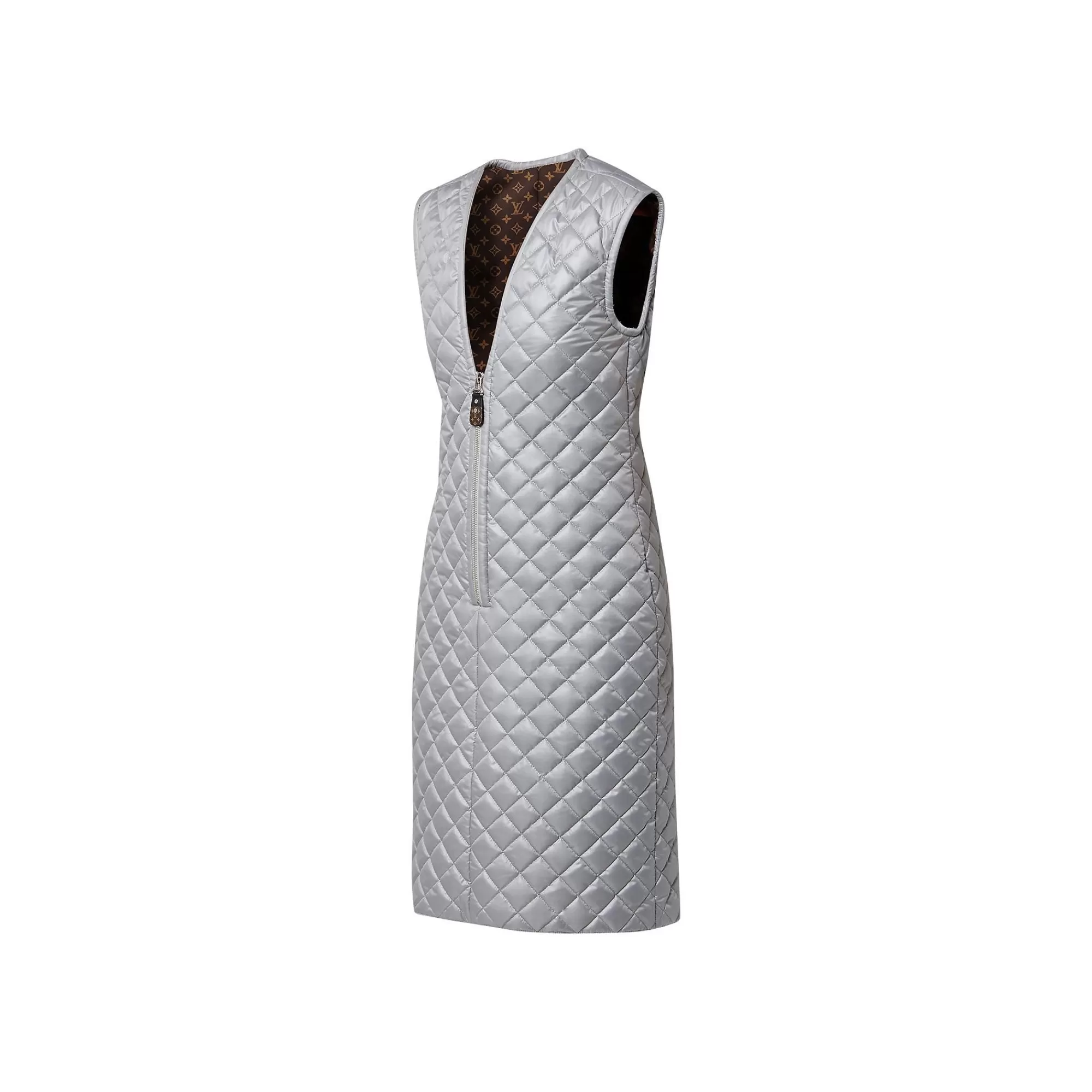 Flash Sale Louis Vuitton Diamond Quilted Fitted Dress