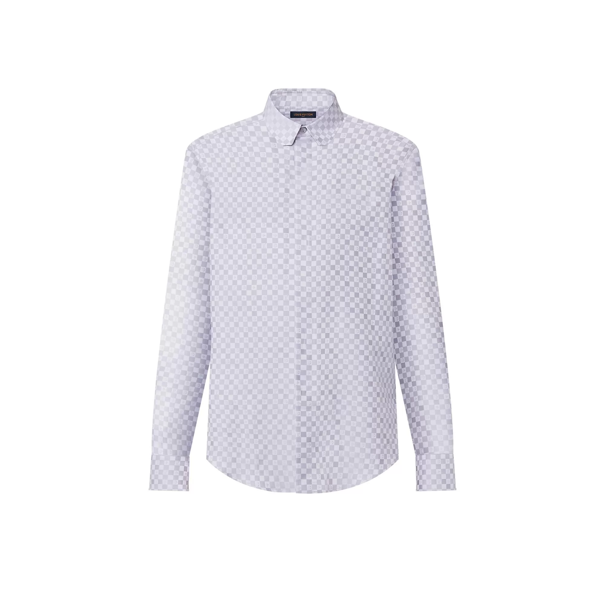 Fashion Louis Vuitton Dna Collar Regular Shirt