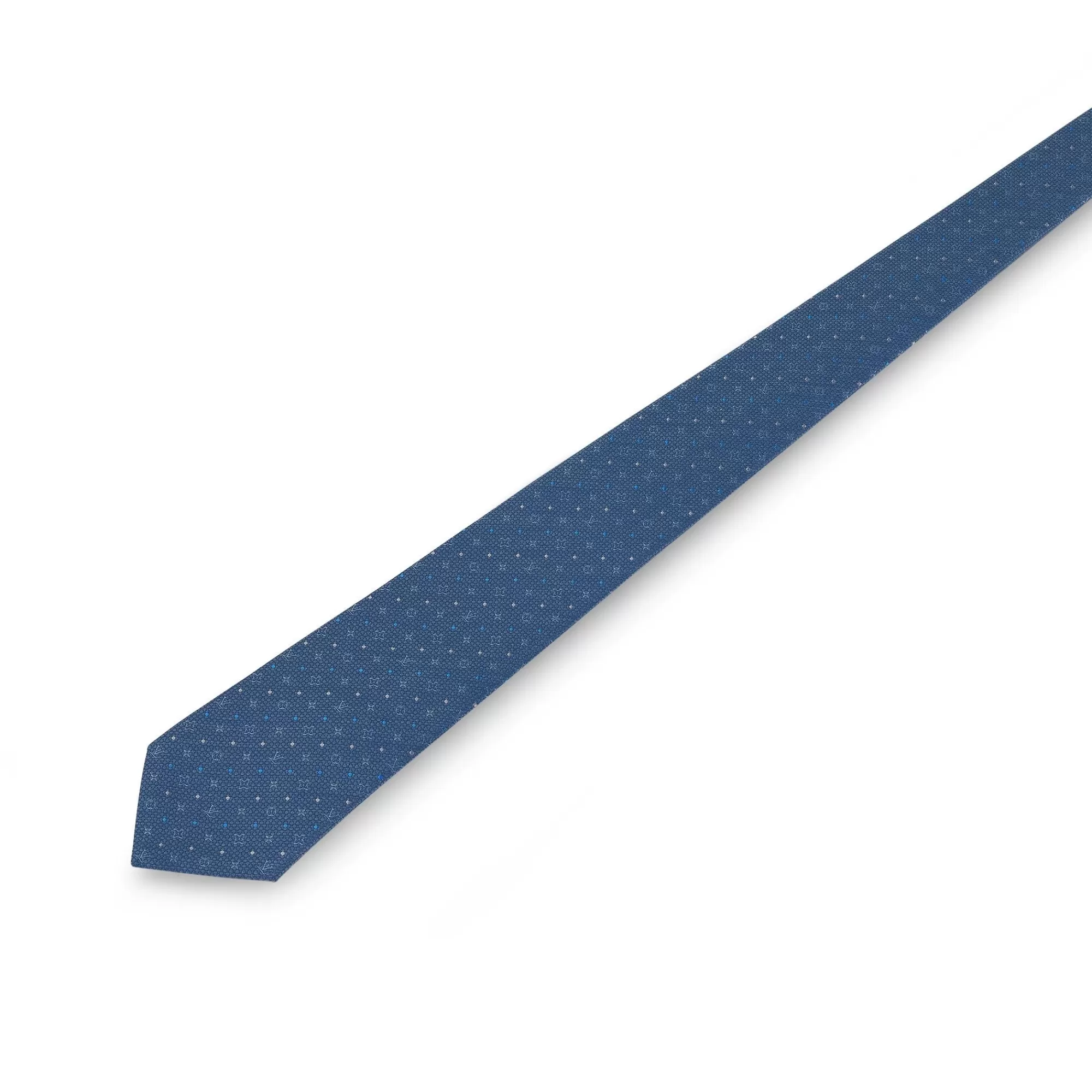 Flash Sale Louis Vuitton Dots On Mng Tie Blue