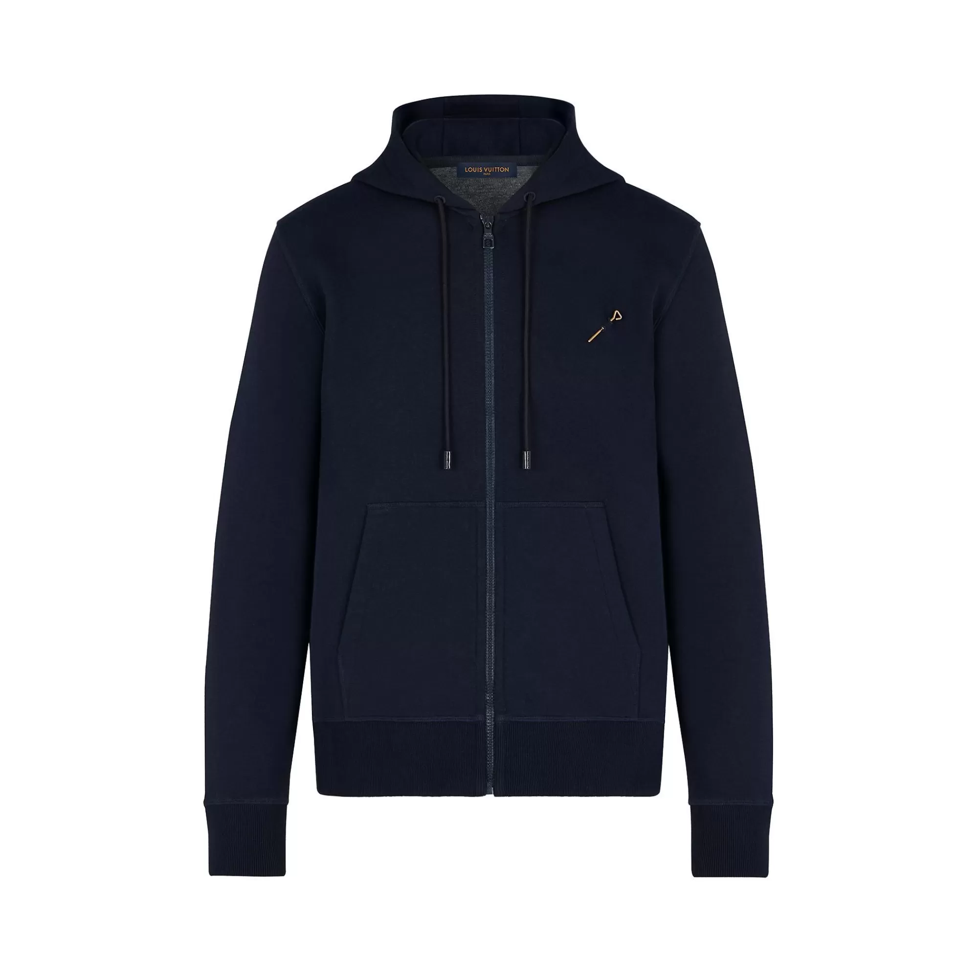 Shop Louis Vuitton Double Face Travel Hoodie Night Blue