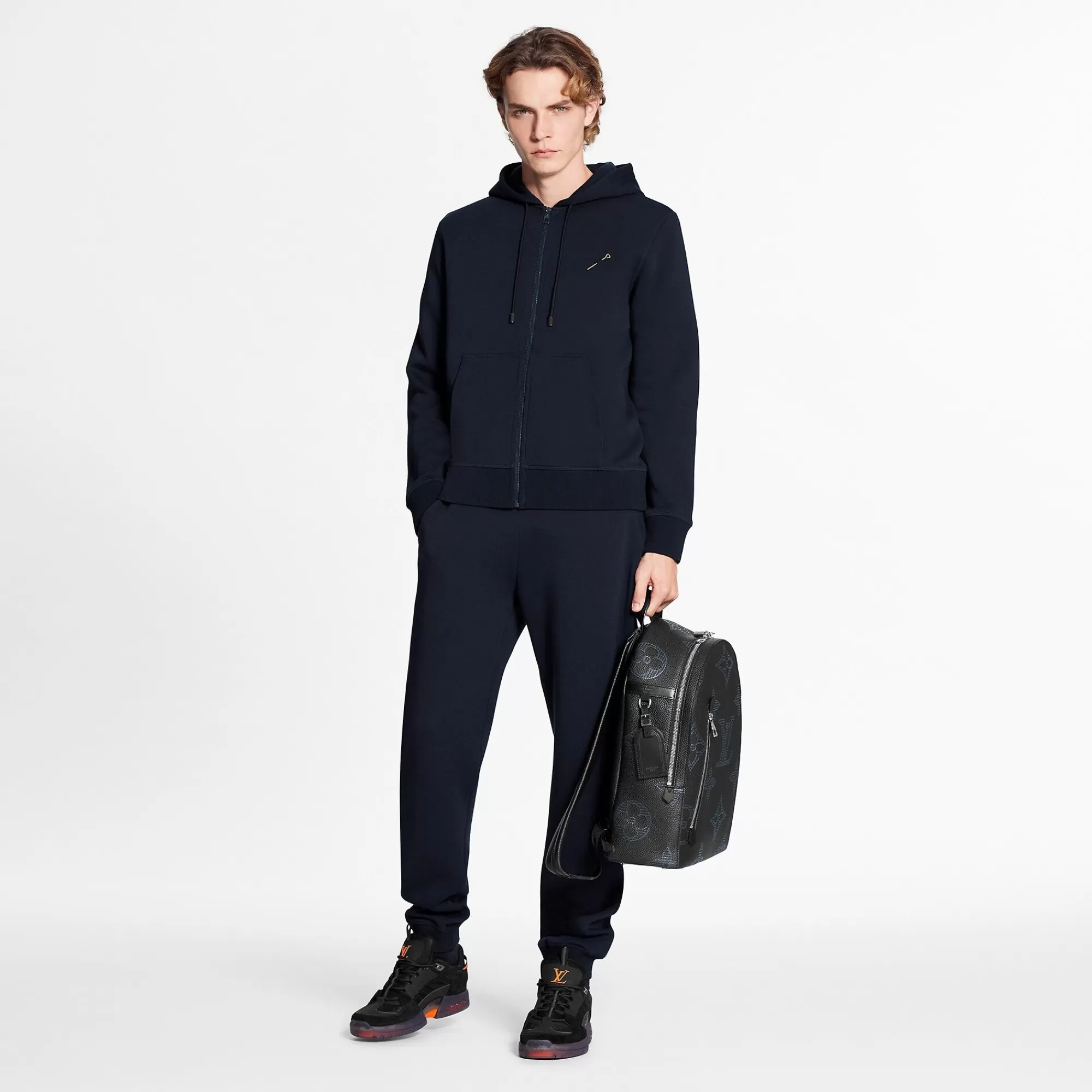 Cheap Louis Vuitton Double Face Travel Pants Night Blue