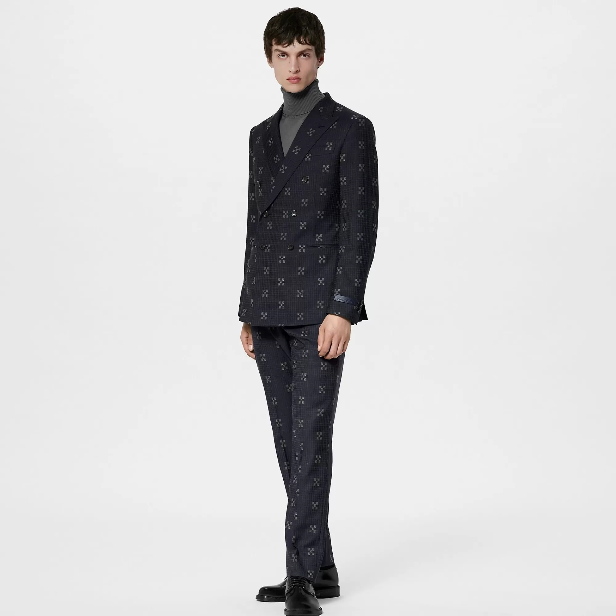Shop Louis Vuitton Double-Breasted Wool Pont Neuf Jacket