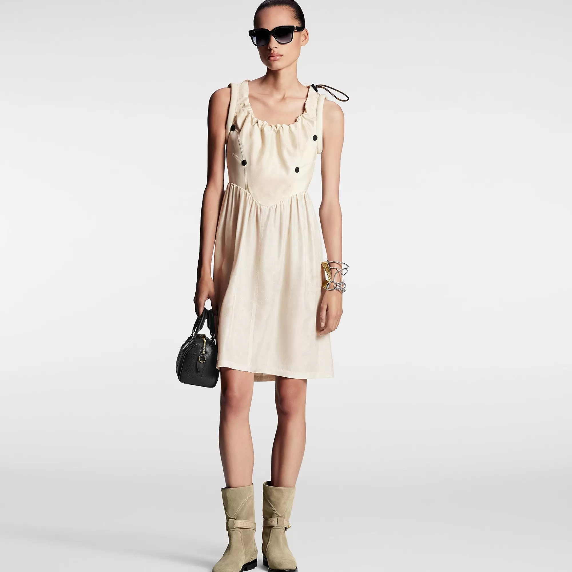 Best Louis Vuitton Drawstring Scuba Dress