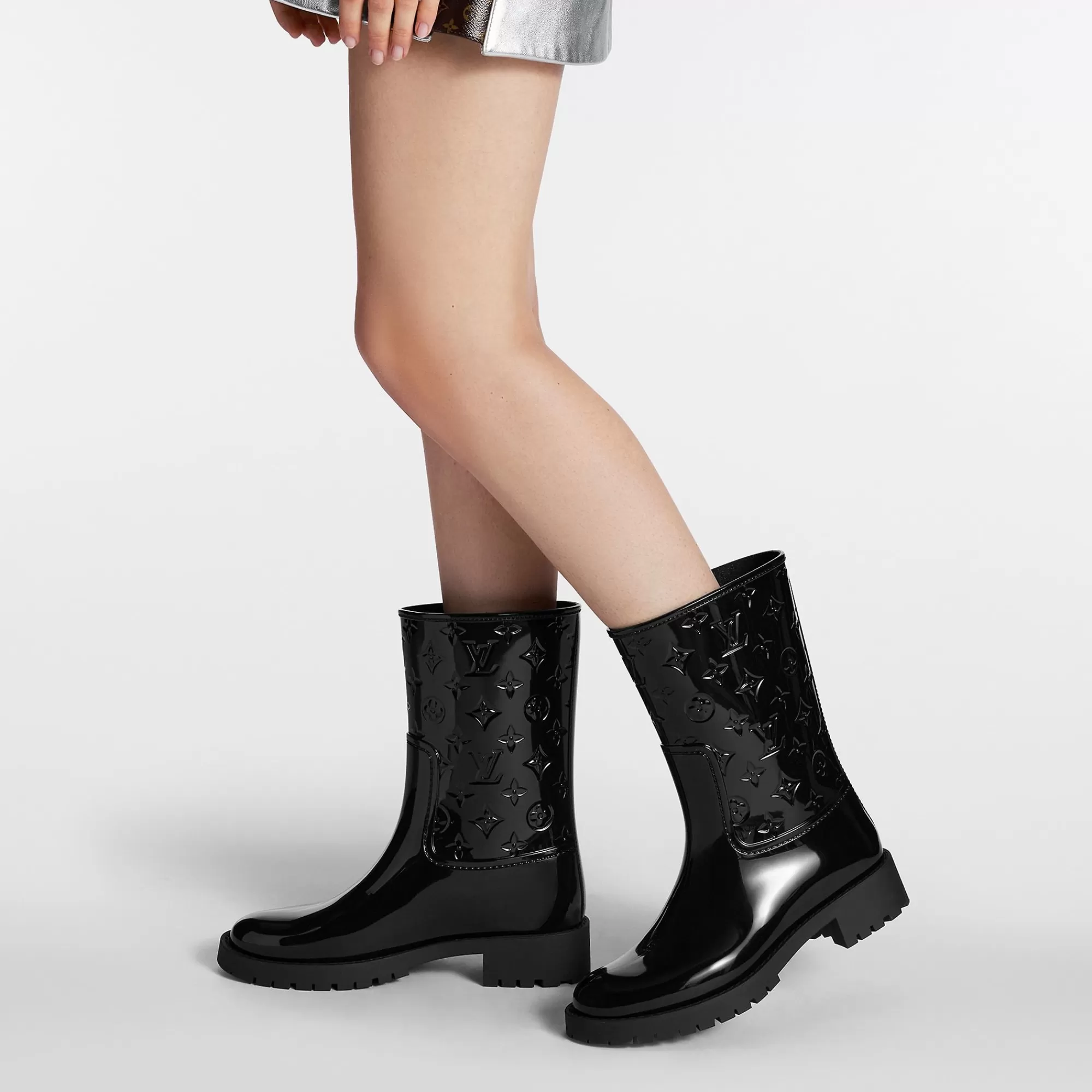 Cheap Louis Vuitton Drops Flat Half Boot