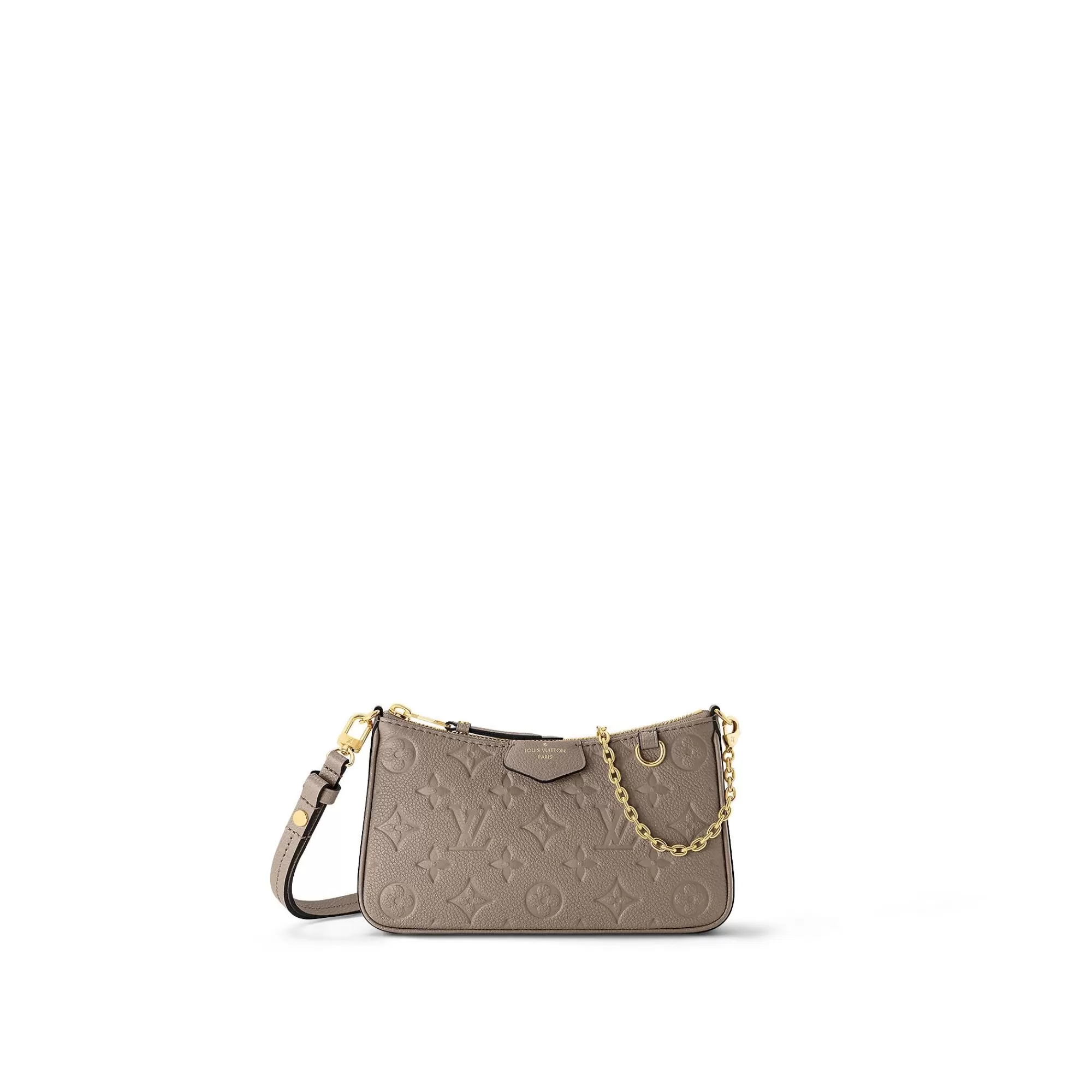 Fashion Louis Vuitton Easy Pouch On Strap Turtledove