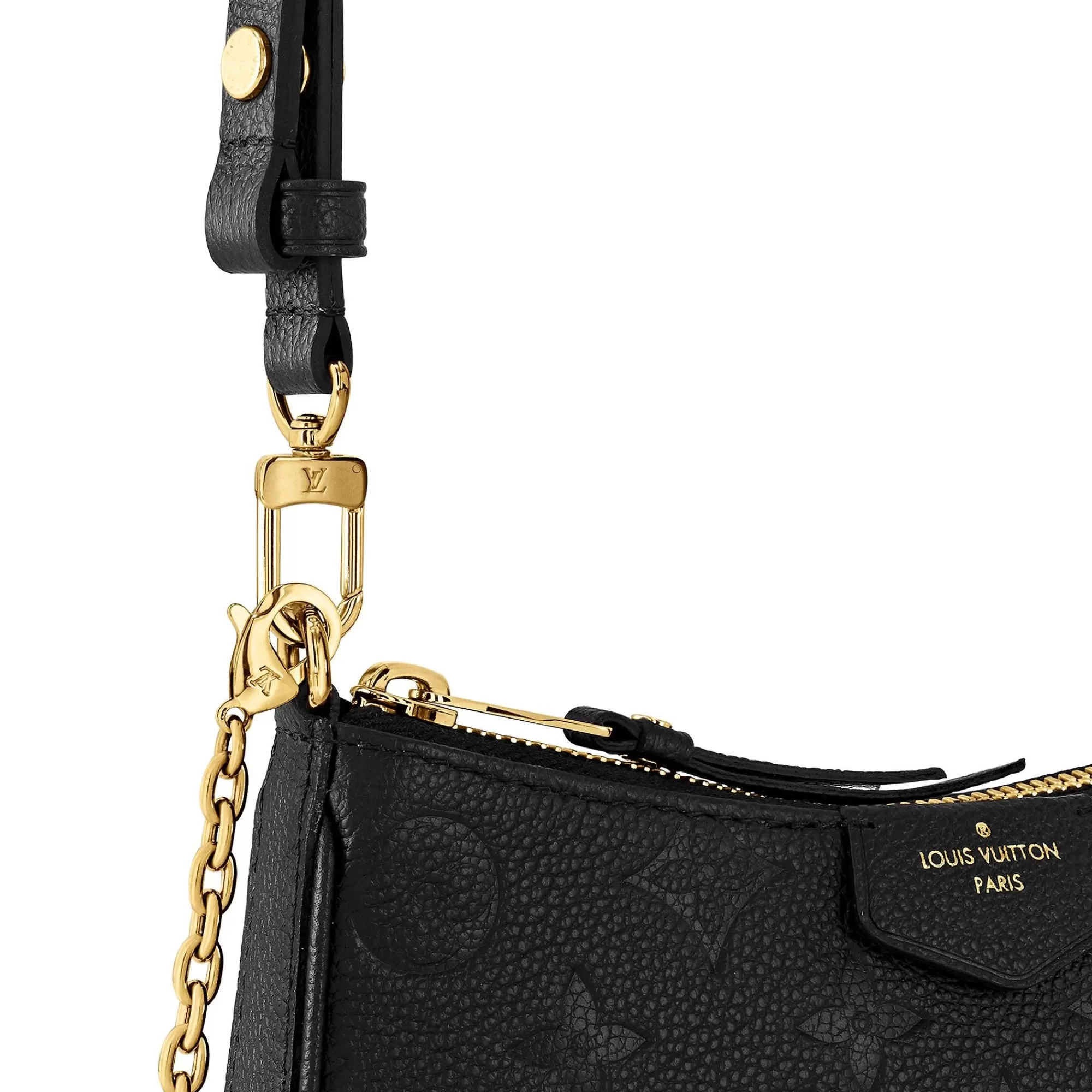 Hot Louis Vuitton Easy Pouch On Strap Black