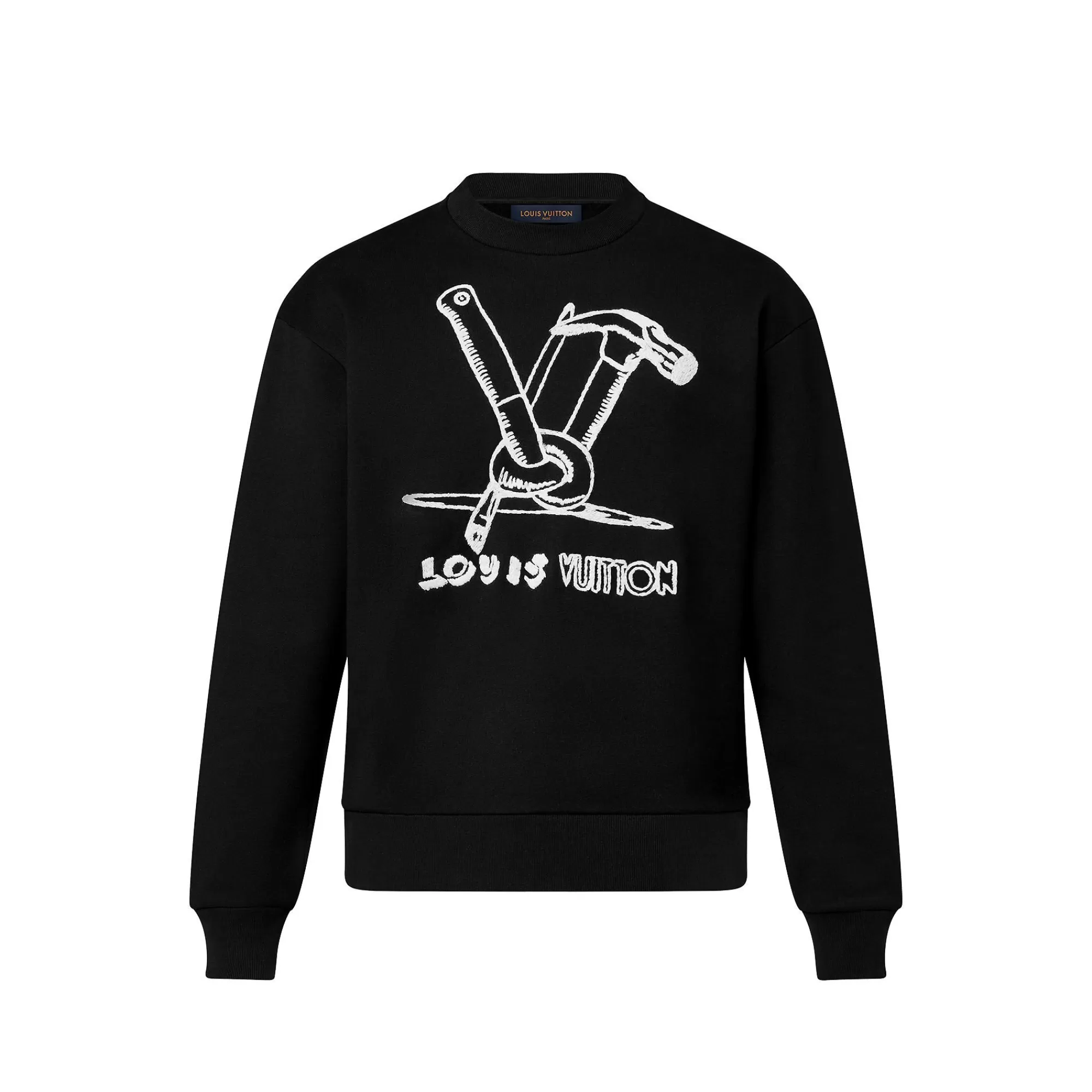 Store Louis Vuitton Embroidered Cotton Sweatshirt