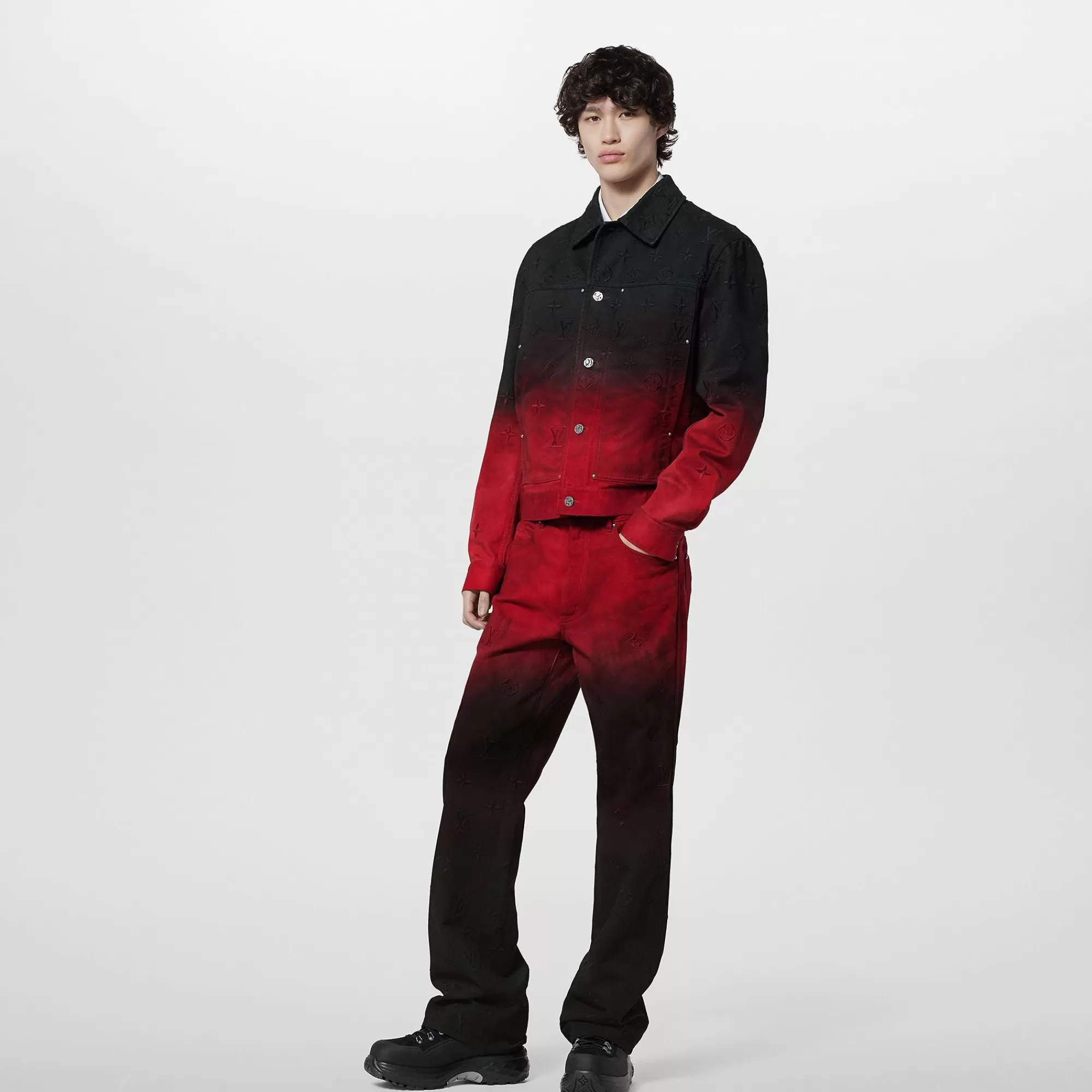 Online Louis Vuitton Embroidered Denim Blouson