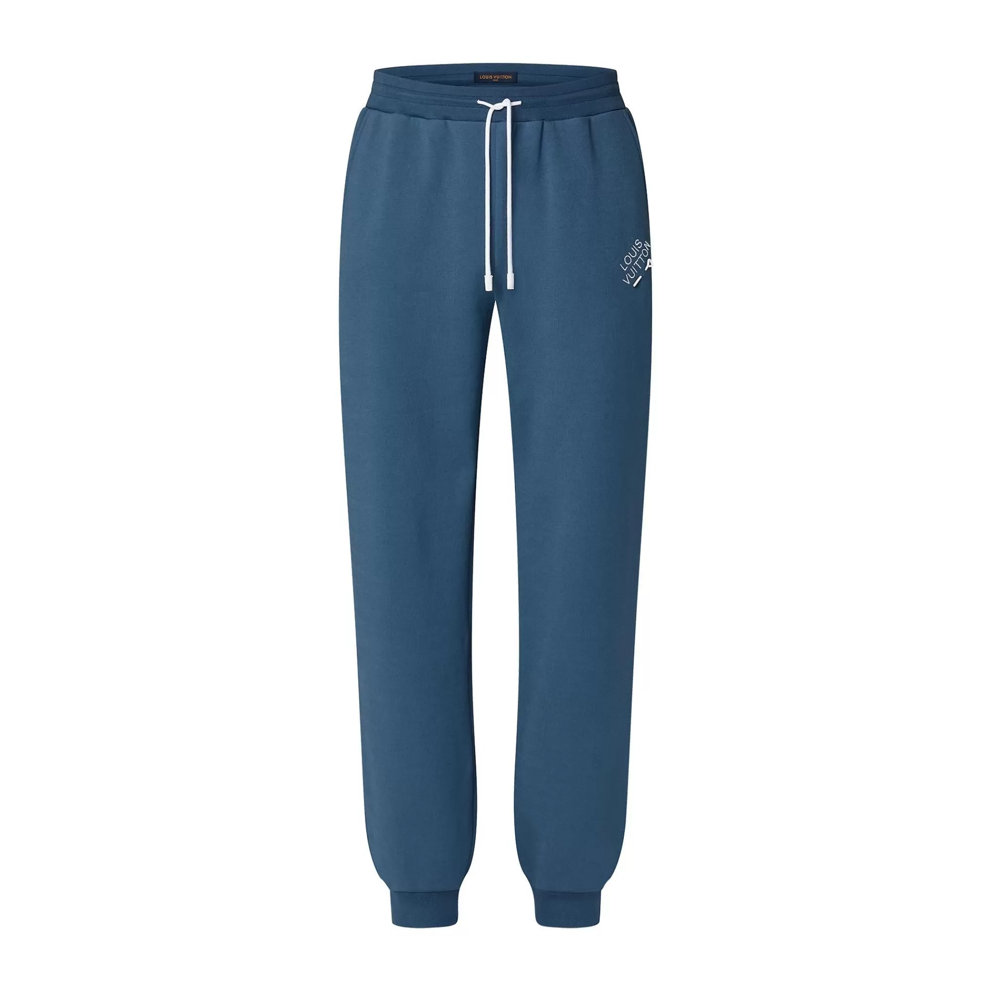 Cheap Louis Vuitton Embroidered Signature Cotton Jogpants