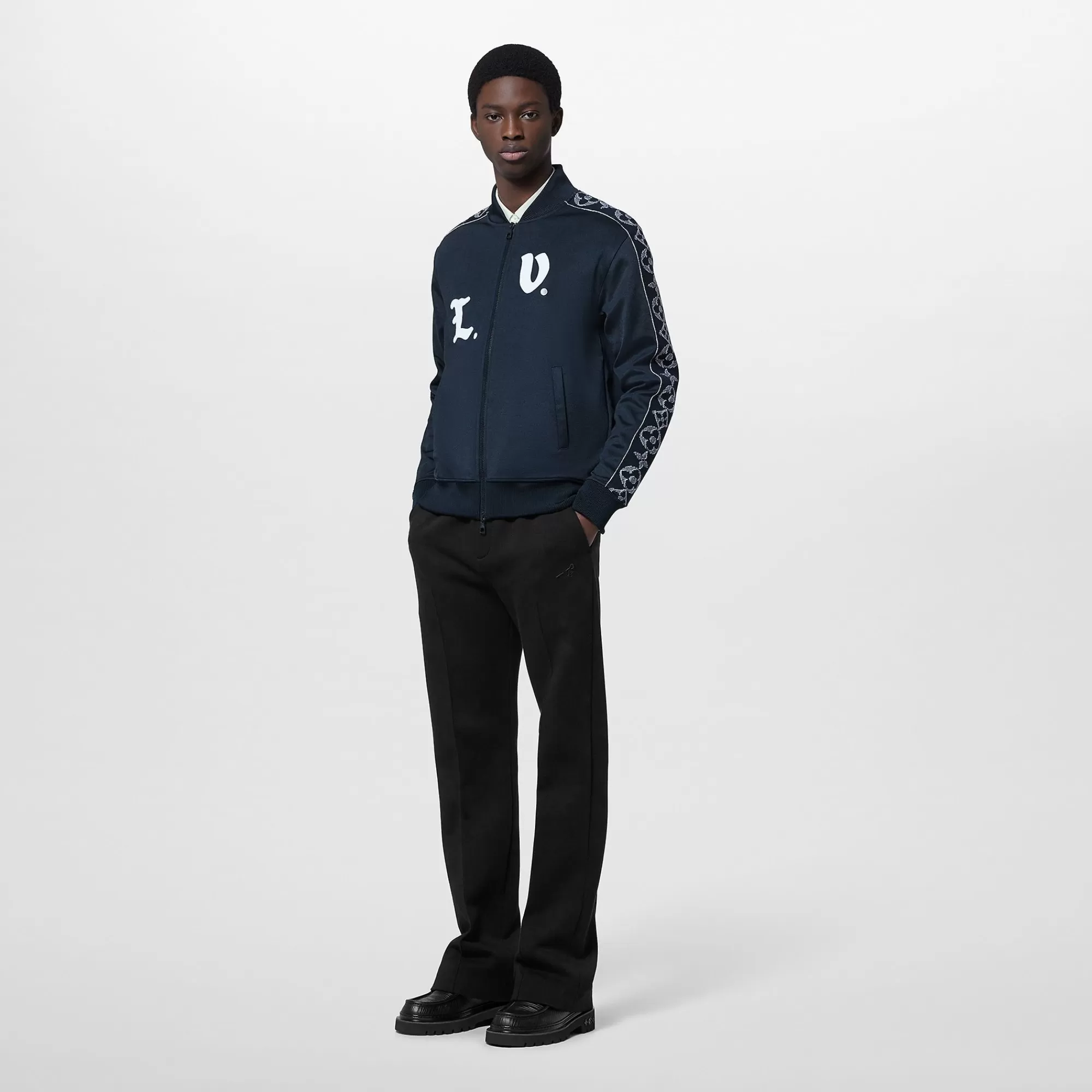 Clearance Louis Vuitton Embroidered Signature Tracktop