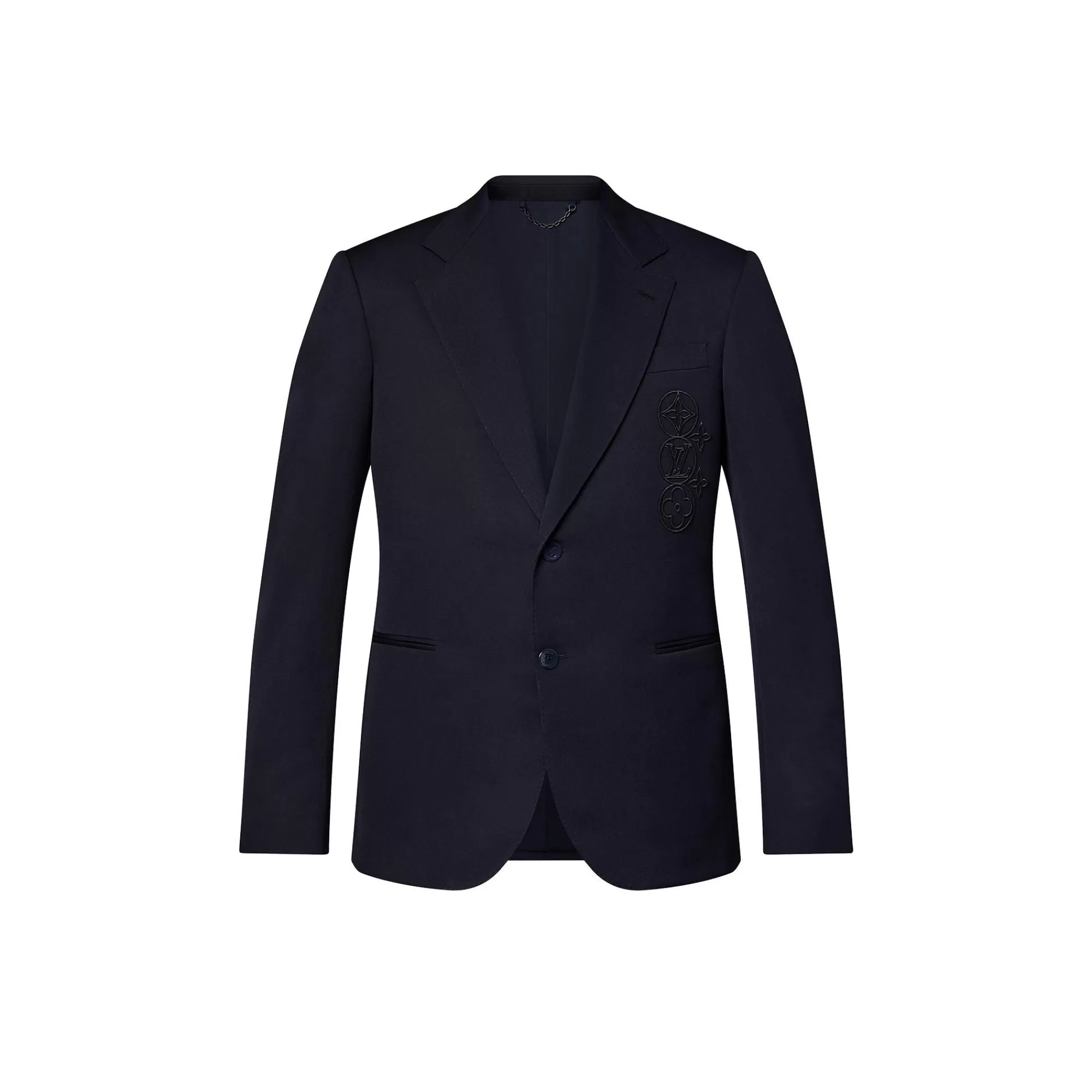 Cheap Louis Vuitton Embroidered Signature Wool Pont Neuf Jacket