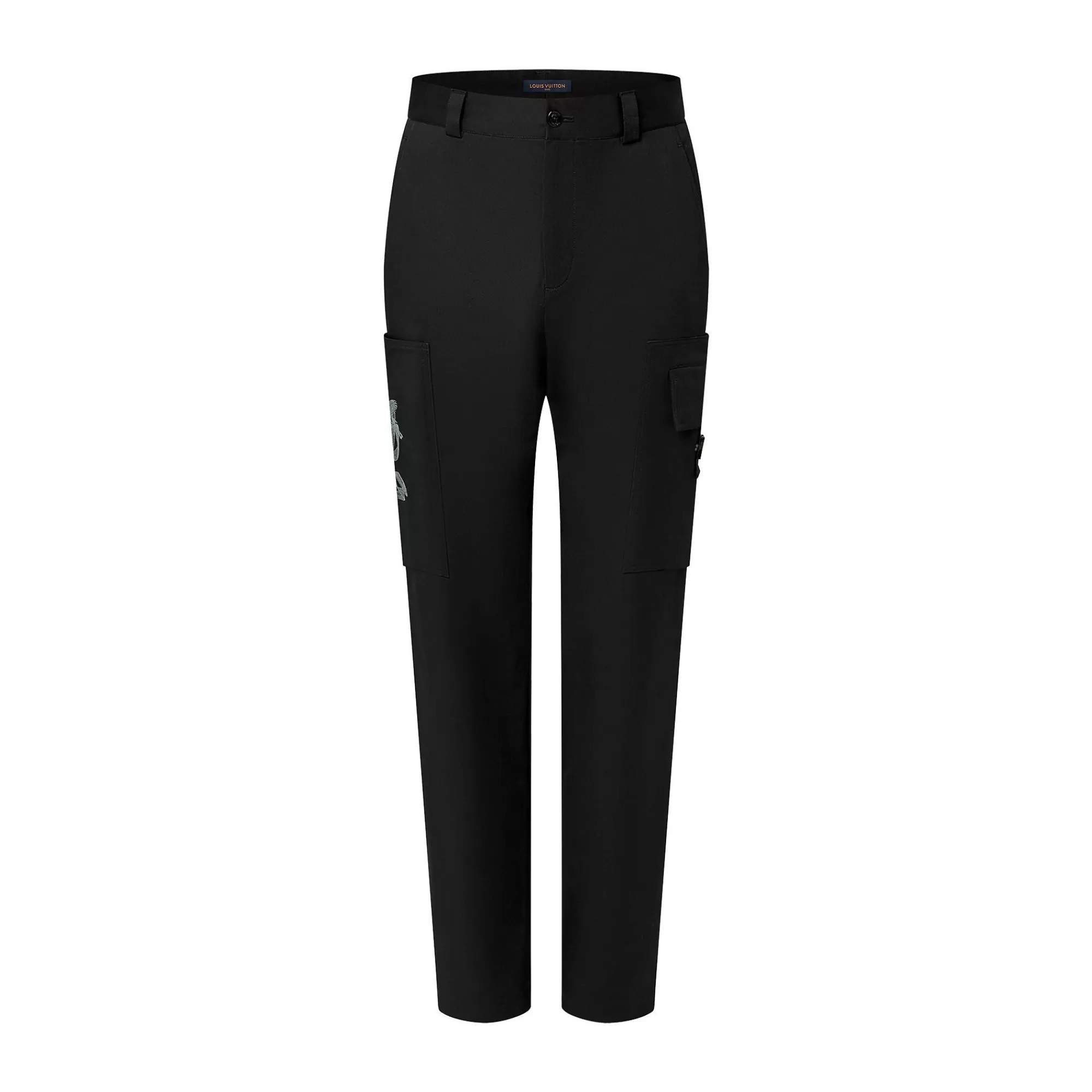 Best Louis Vuitton Embroidered Technical Cotton Cargo Pants