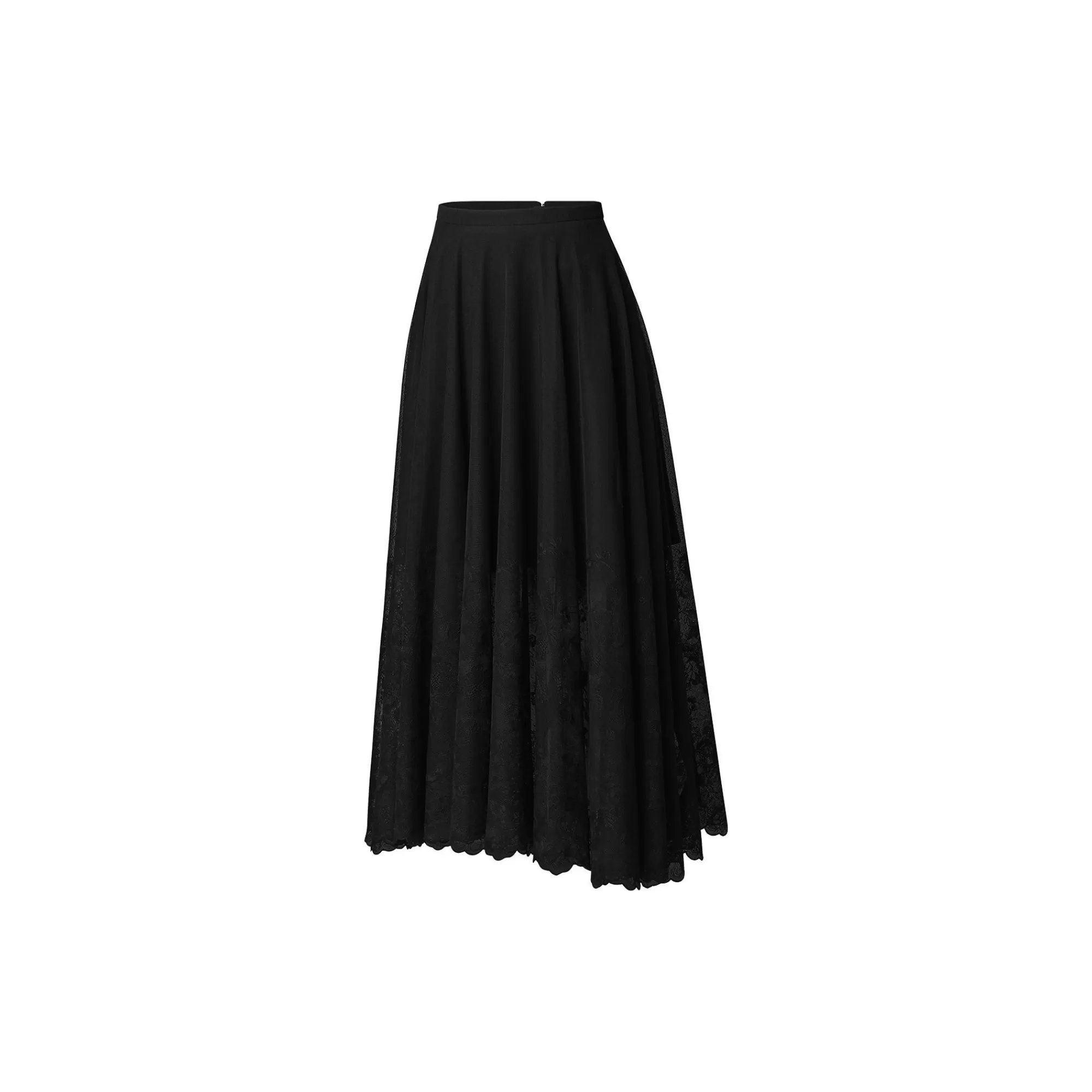 Cheap Louis Vuitton Embroidered Tulle Midi Skirt