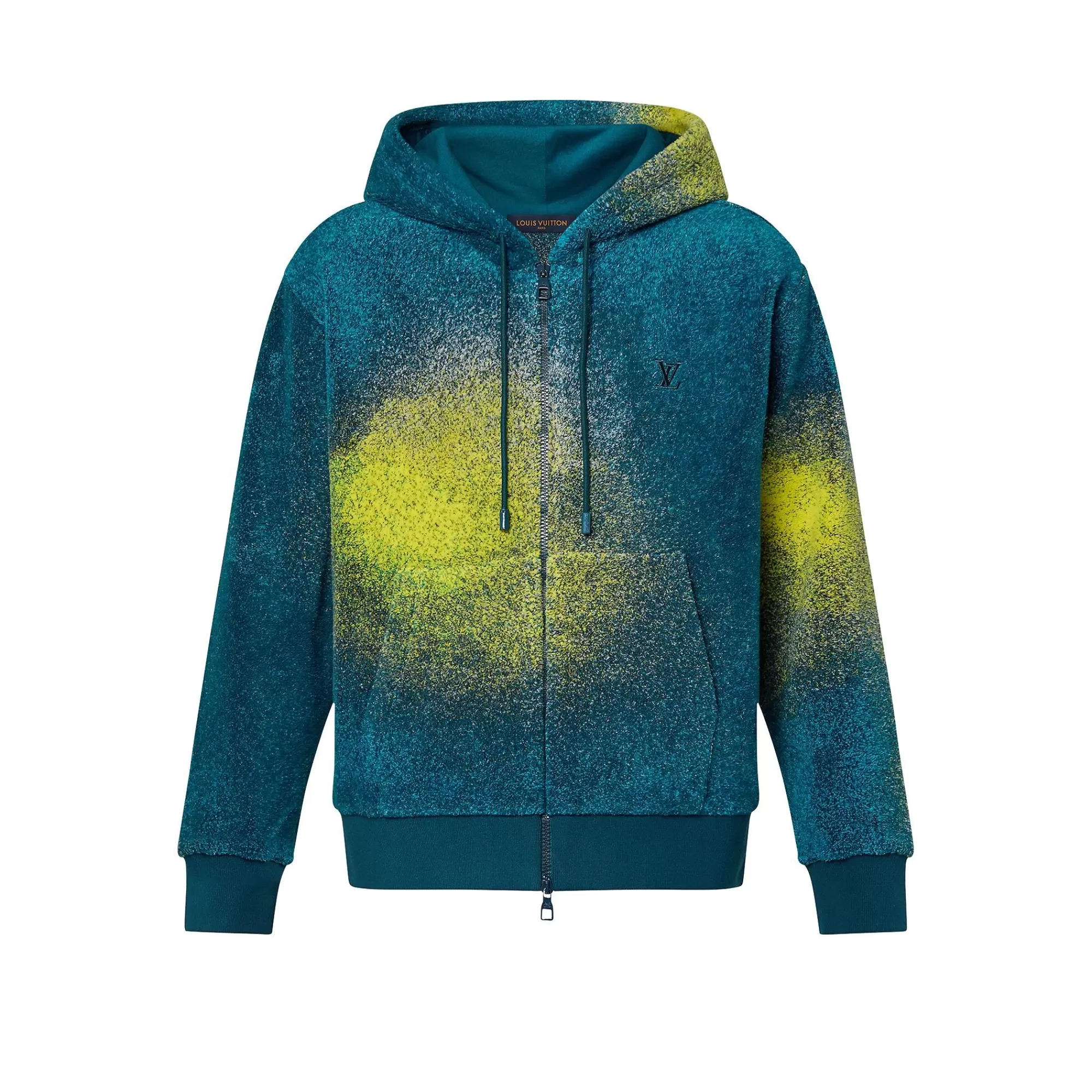 Cheap Louis Vuitton Embroidered Zip Through Hoodie