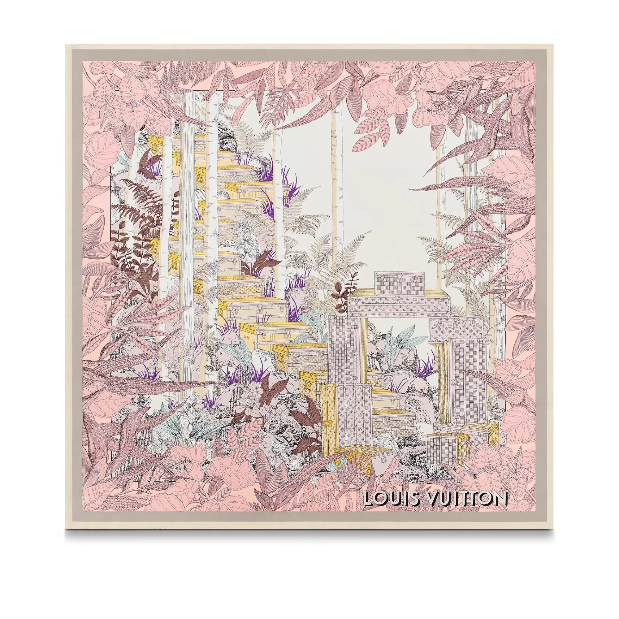 Store Louis Vuitton Enchanted Forest Square 90 Light Pink