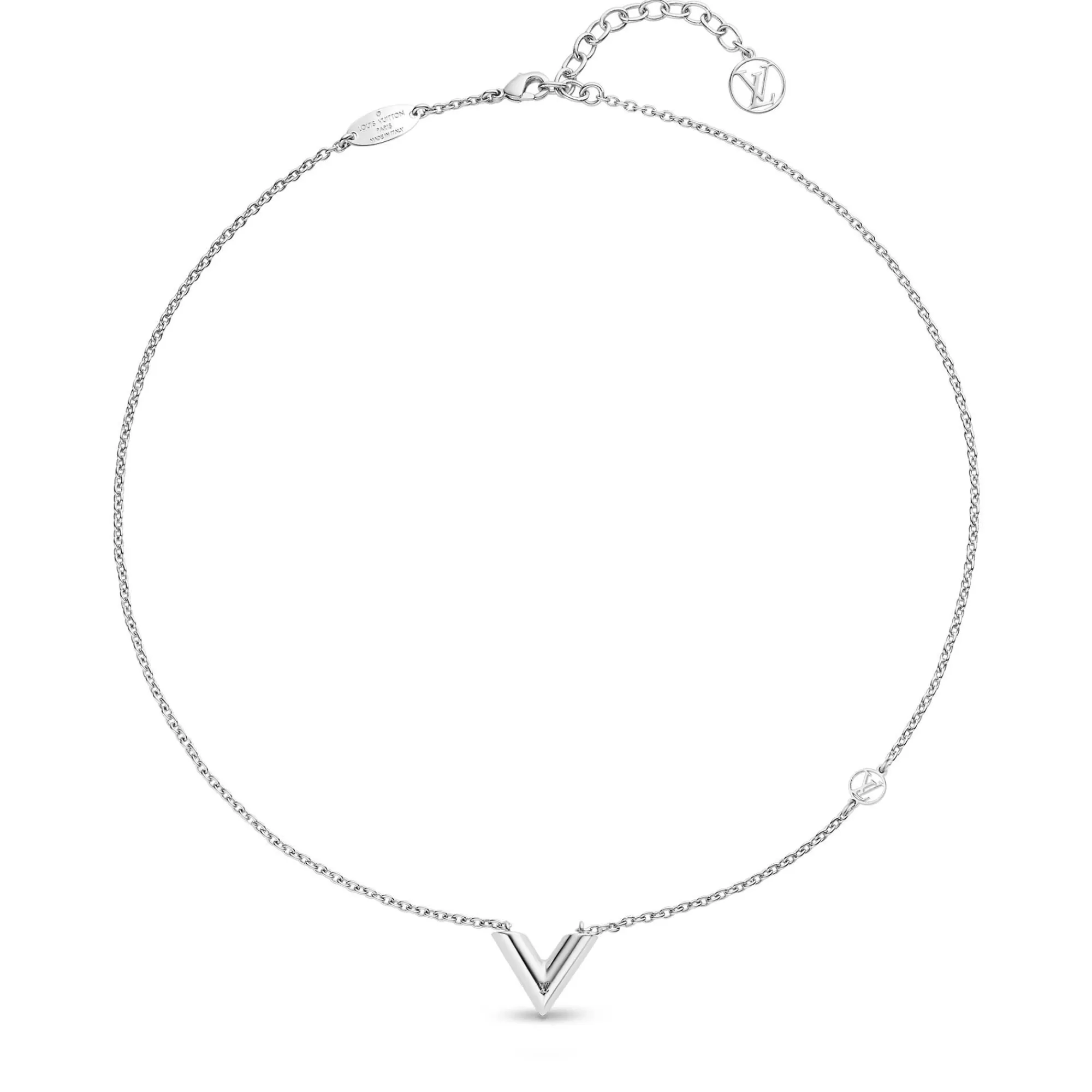 Shop Louis Vuitton Essential V Supple Necklace