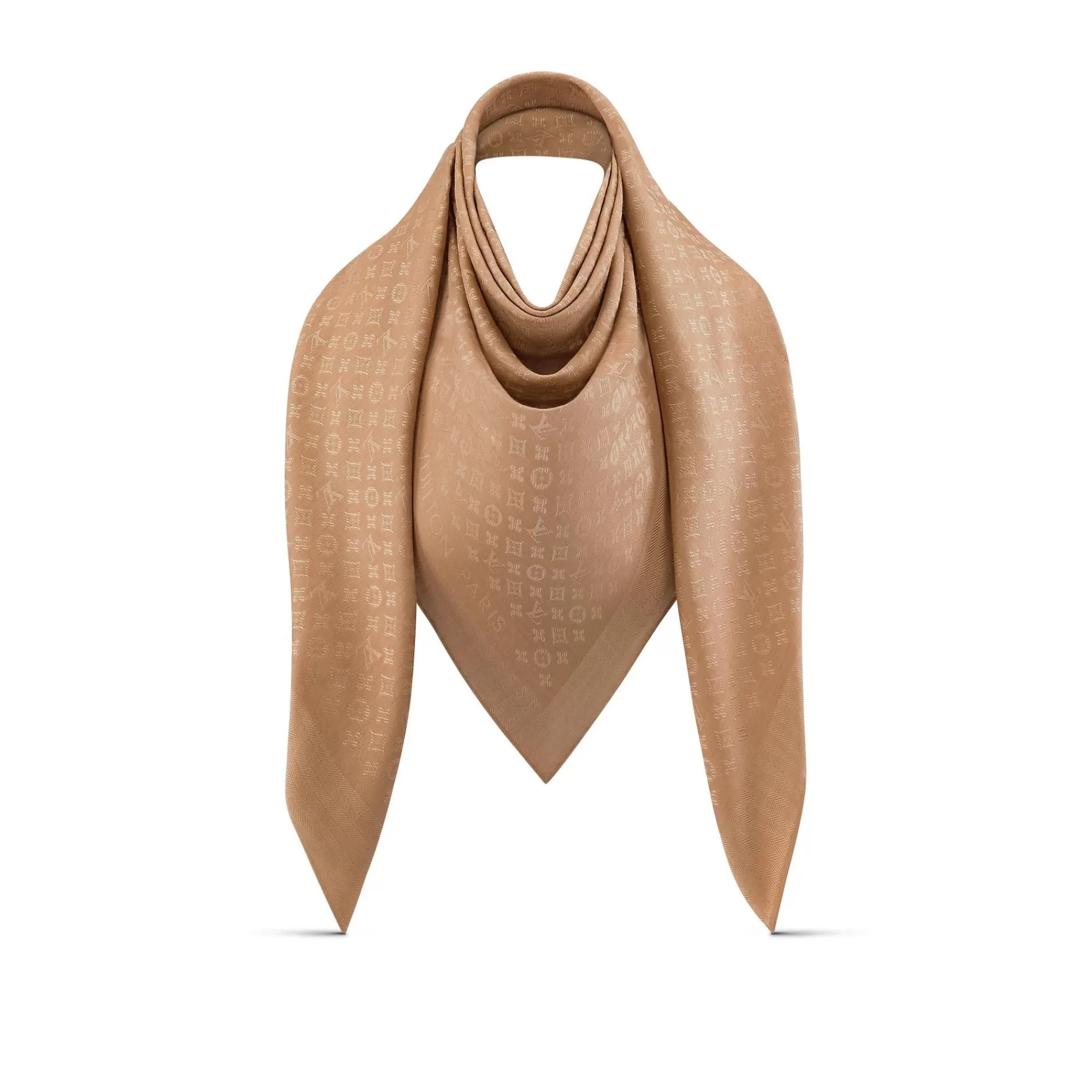 Best Sale Louis Vuitton Evermore Shawl Caramel