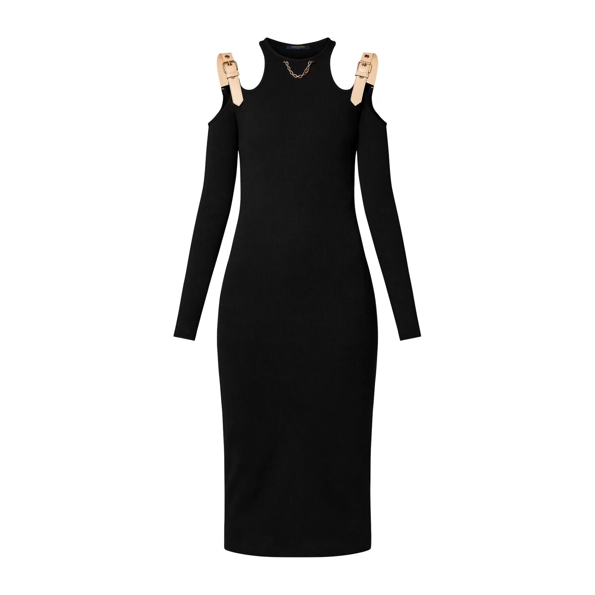 Fashion Louis Vuitton Eyelet Tab Dress