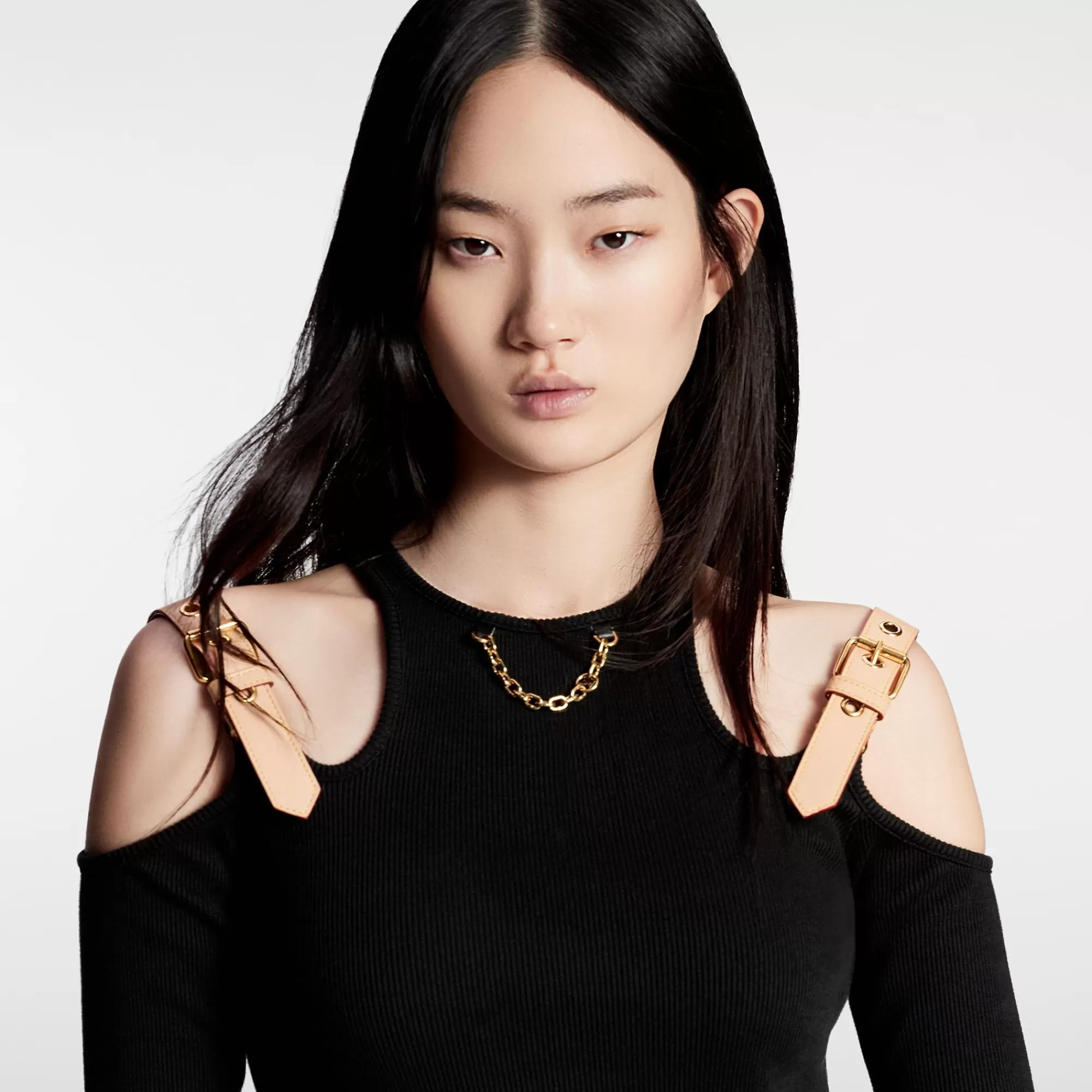 Fashion Louis Vuitton Eyelet Tab Dress