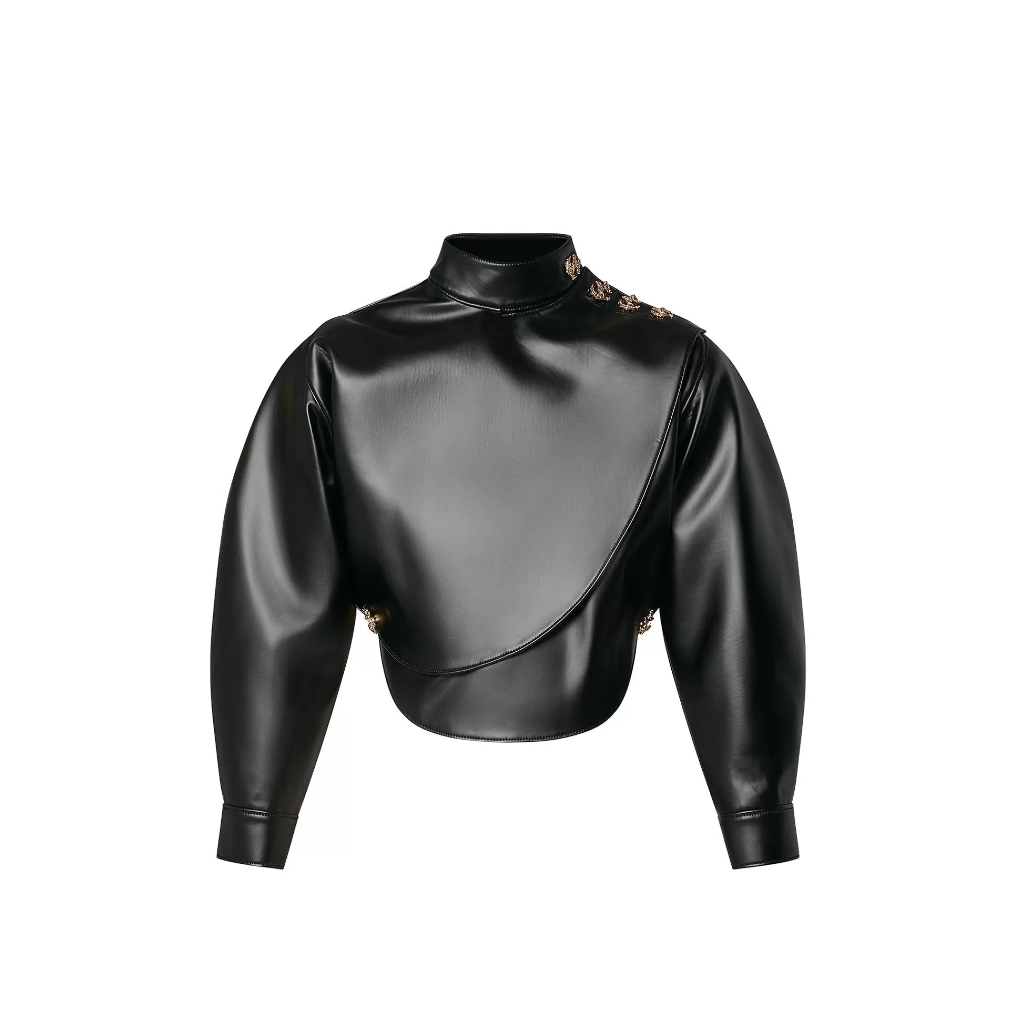 Clearance Louis Vuitton Faux Leather Circle Top