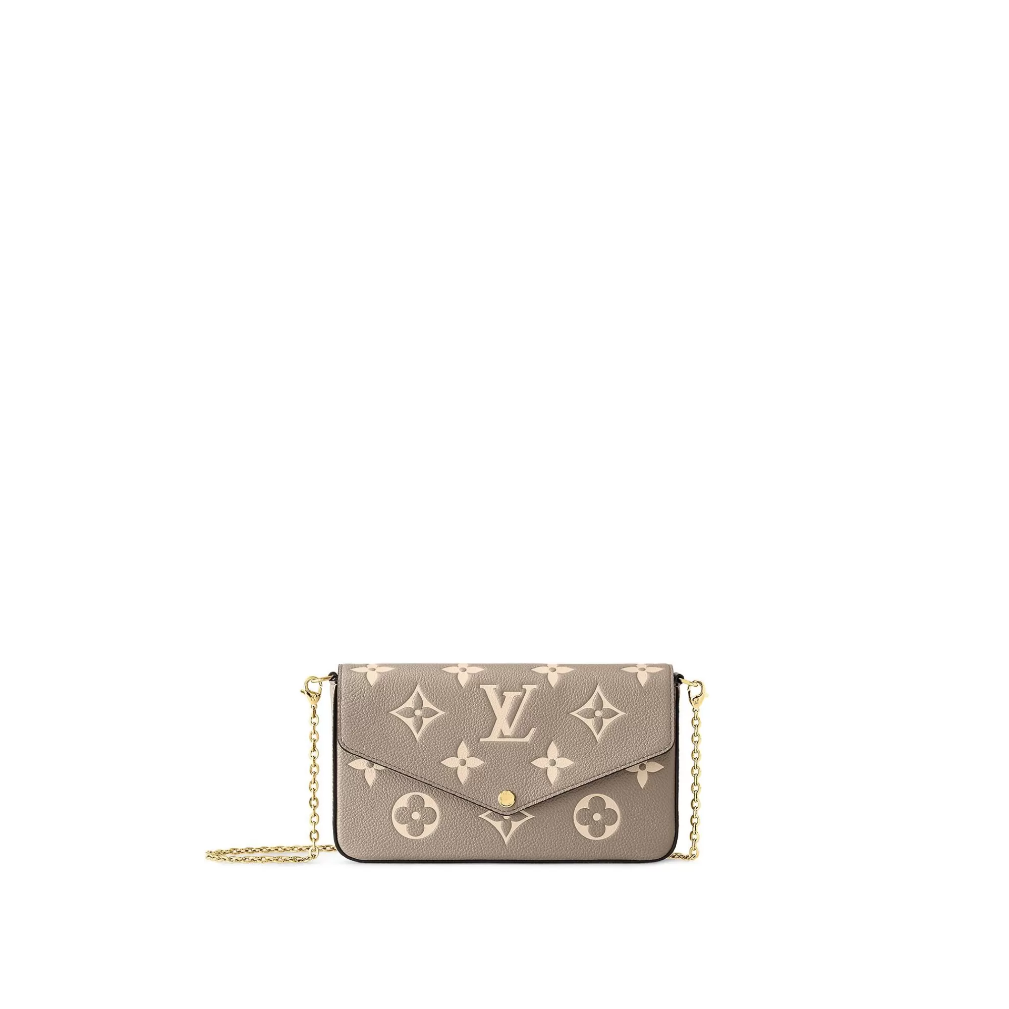 Best Sale Louis Vuitton Felicie Pochette Dove/Cream