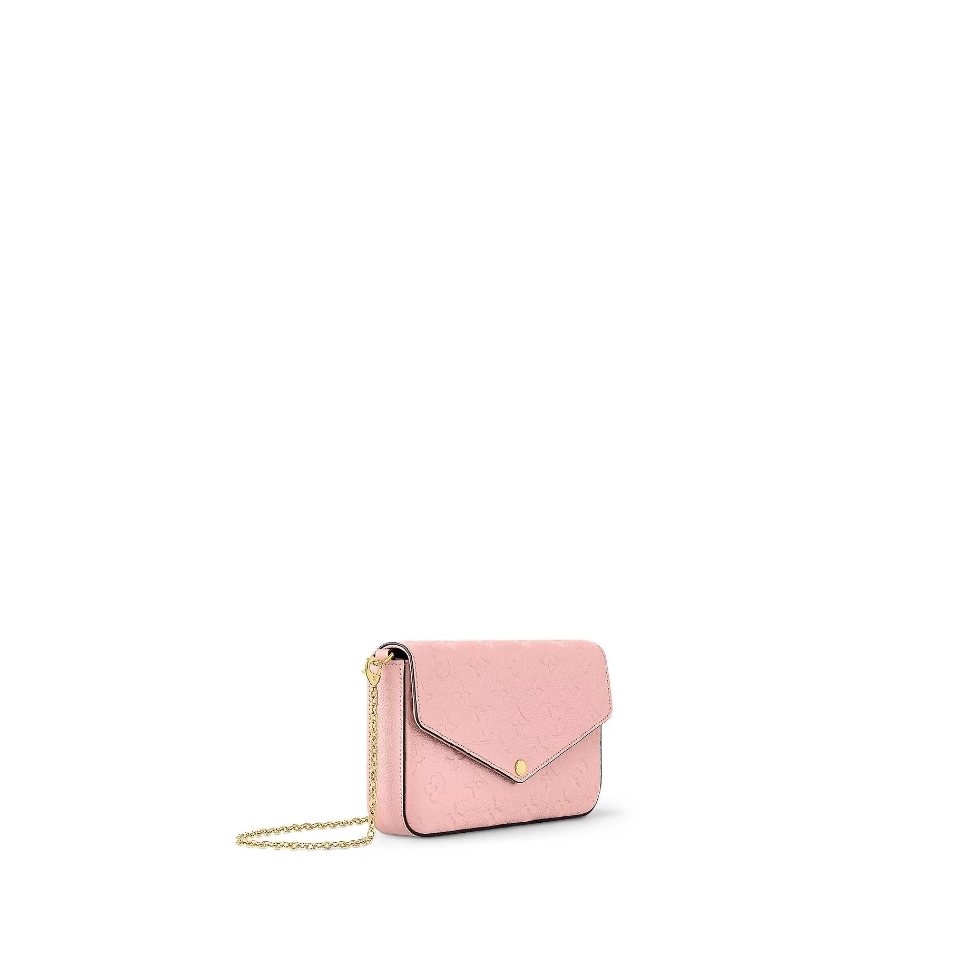 Shop Louis Vuitton Felicie Pochette Rose Poudre