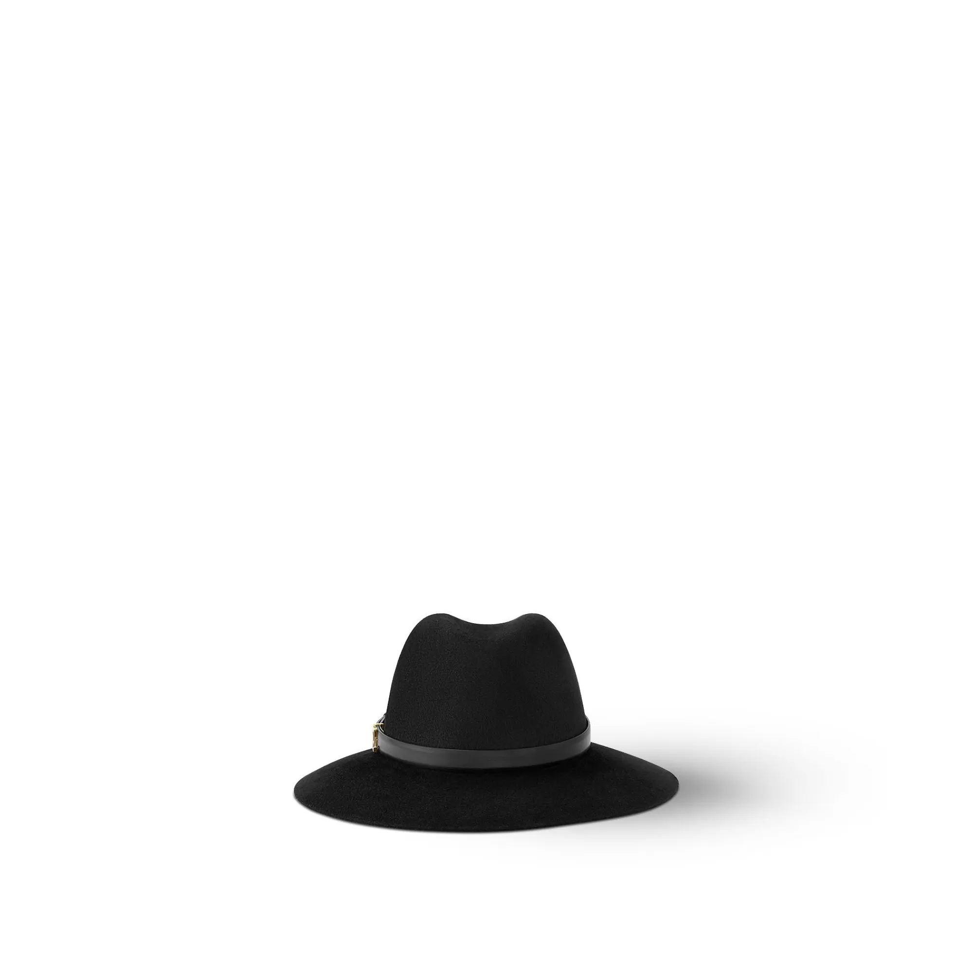 New Louis Vuitton Felt In Love Fedora Hat Black