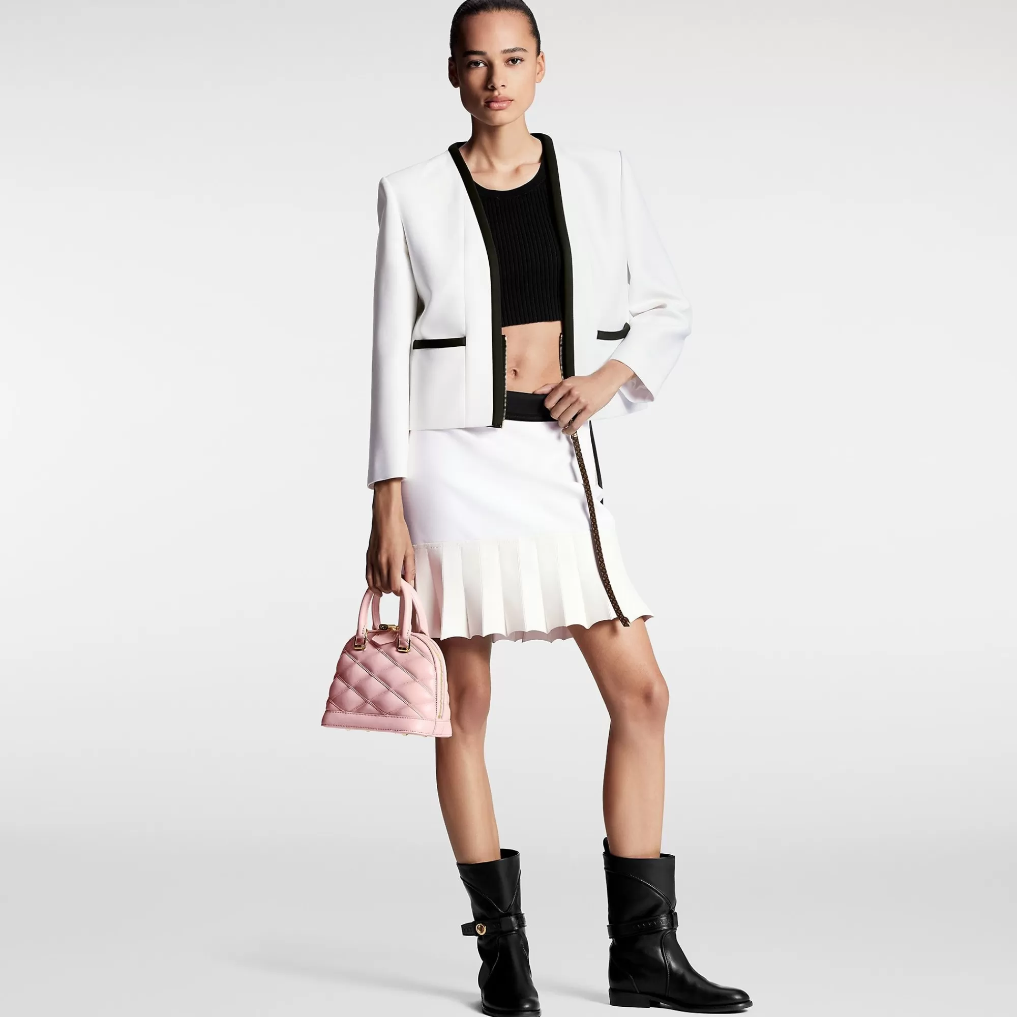 Online Louis Vuitton Fin Flounce Mikado Mini Skirt