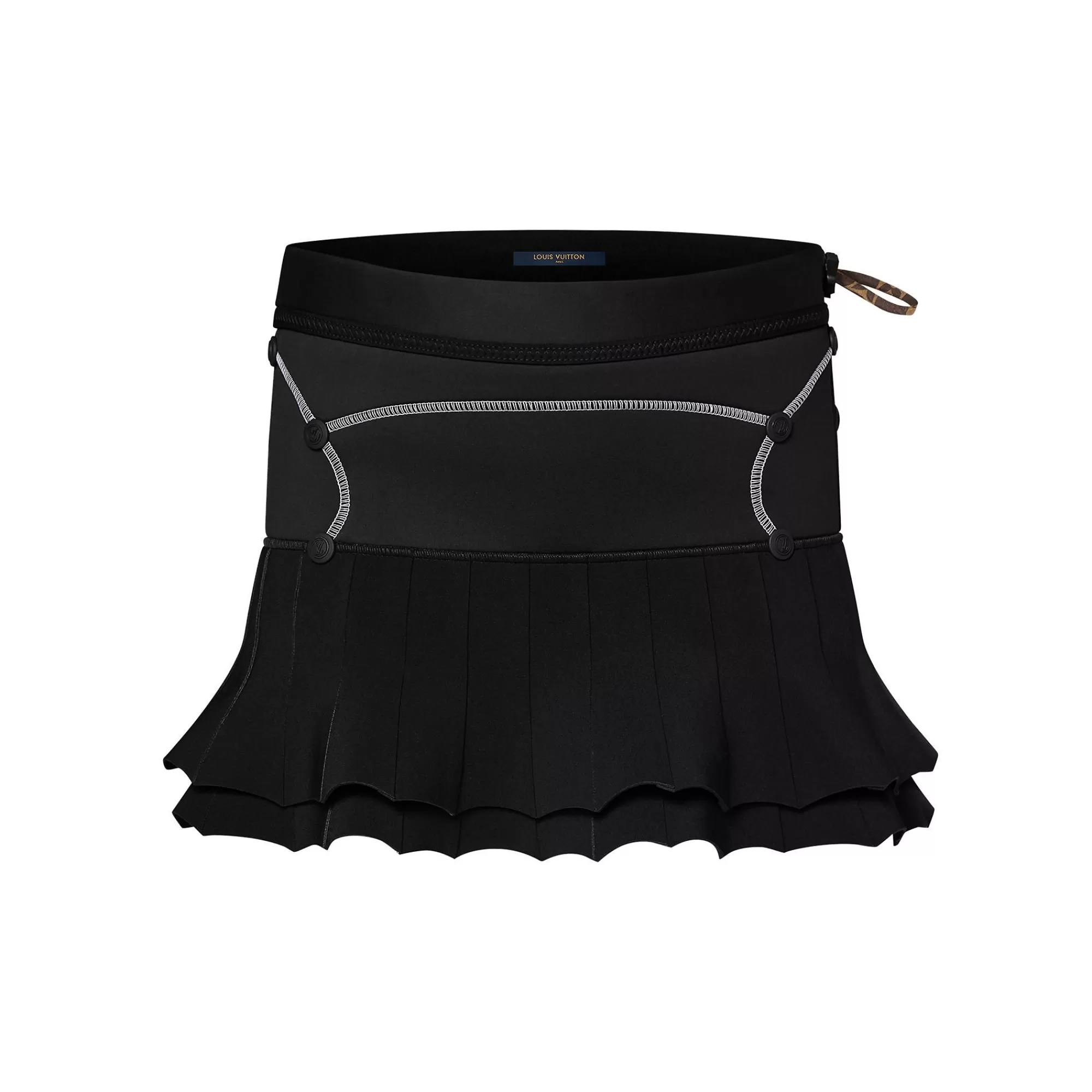 Cheap Louis Vuitton Fin Flounce Scuba Mini Skirt