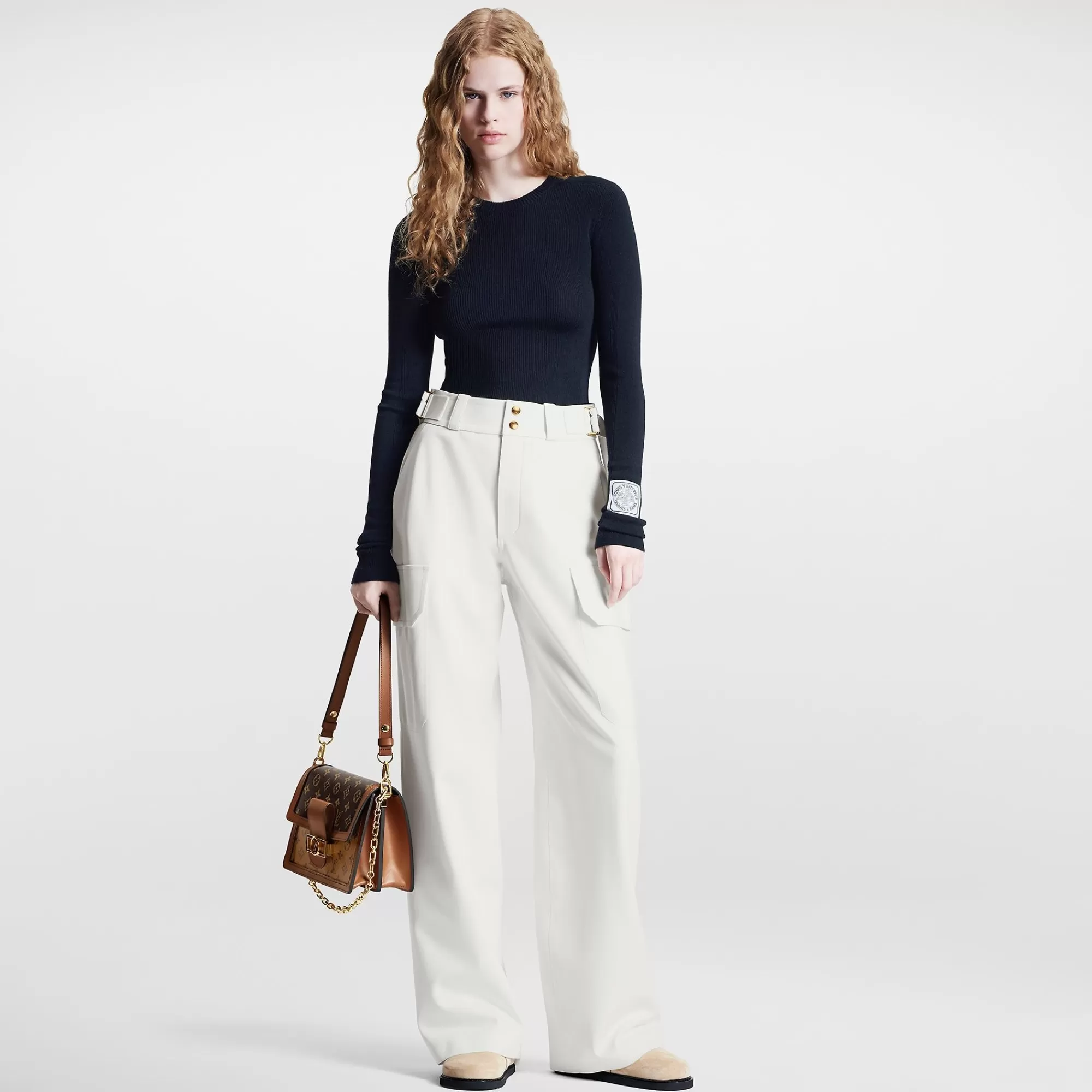 Sale Louis Vuitton Fine Ribbed Knit Sweater