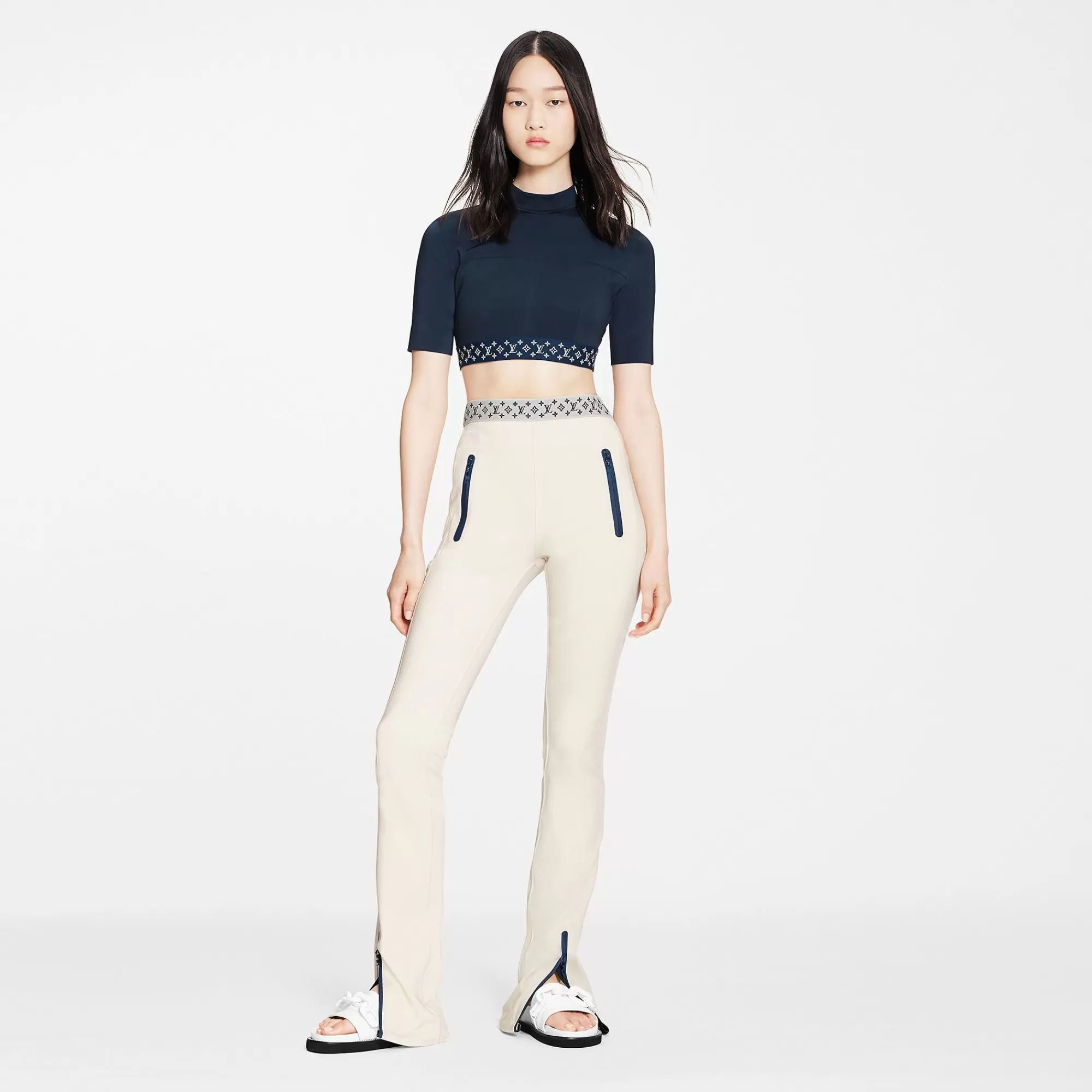 Hot Louis Vuitton Flight Mode Leggings Beige Clair