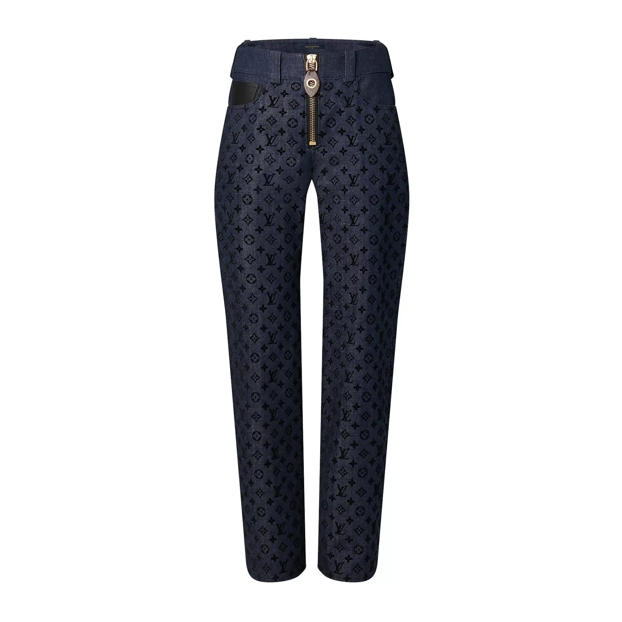 Online Louis Vuitton Flocked Monogram Denim Jeans