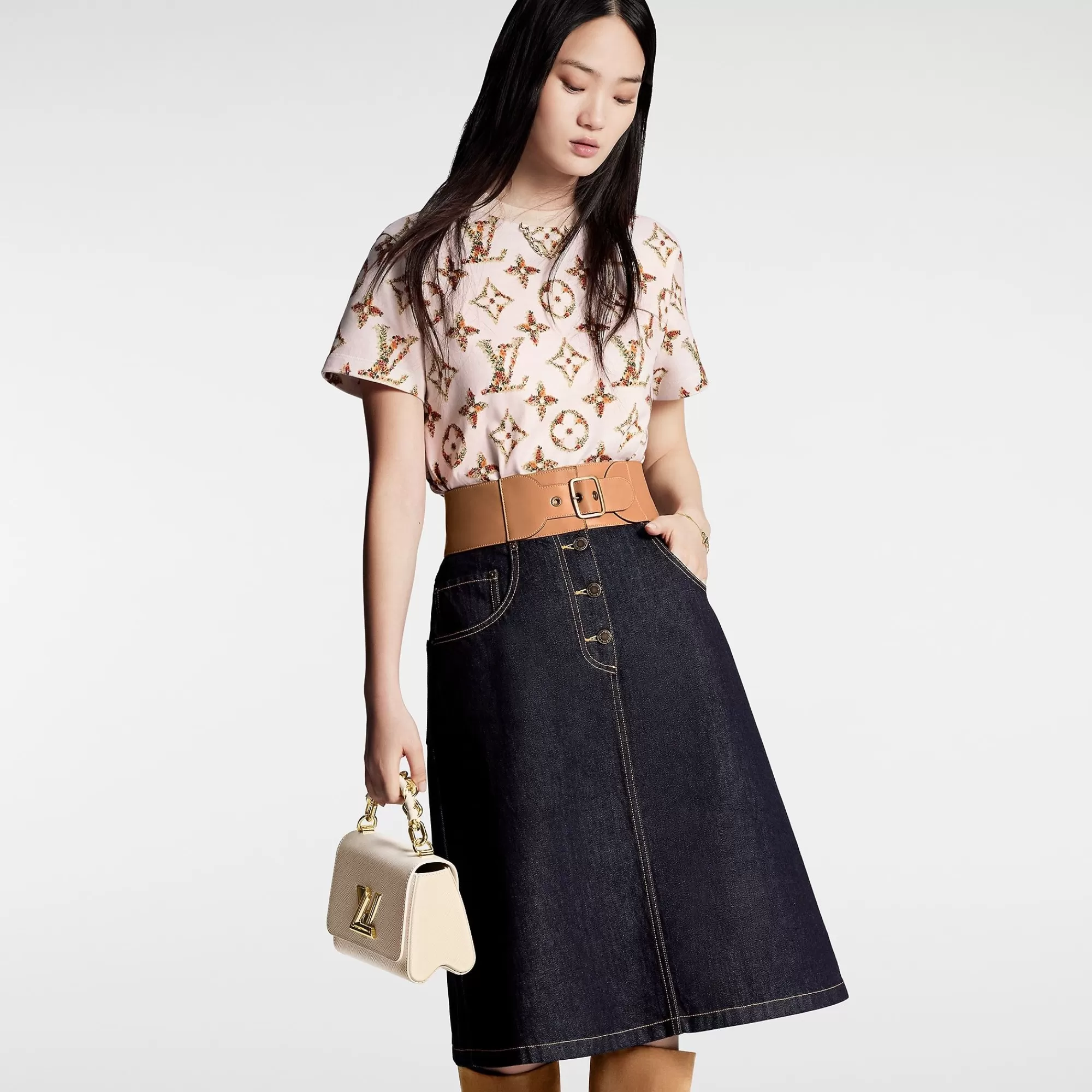 Sale Louis Vuitton Floral Monogram T-Shirt