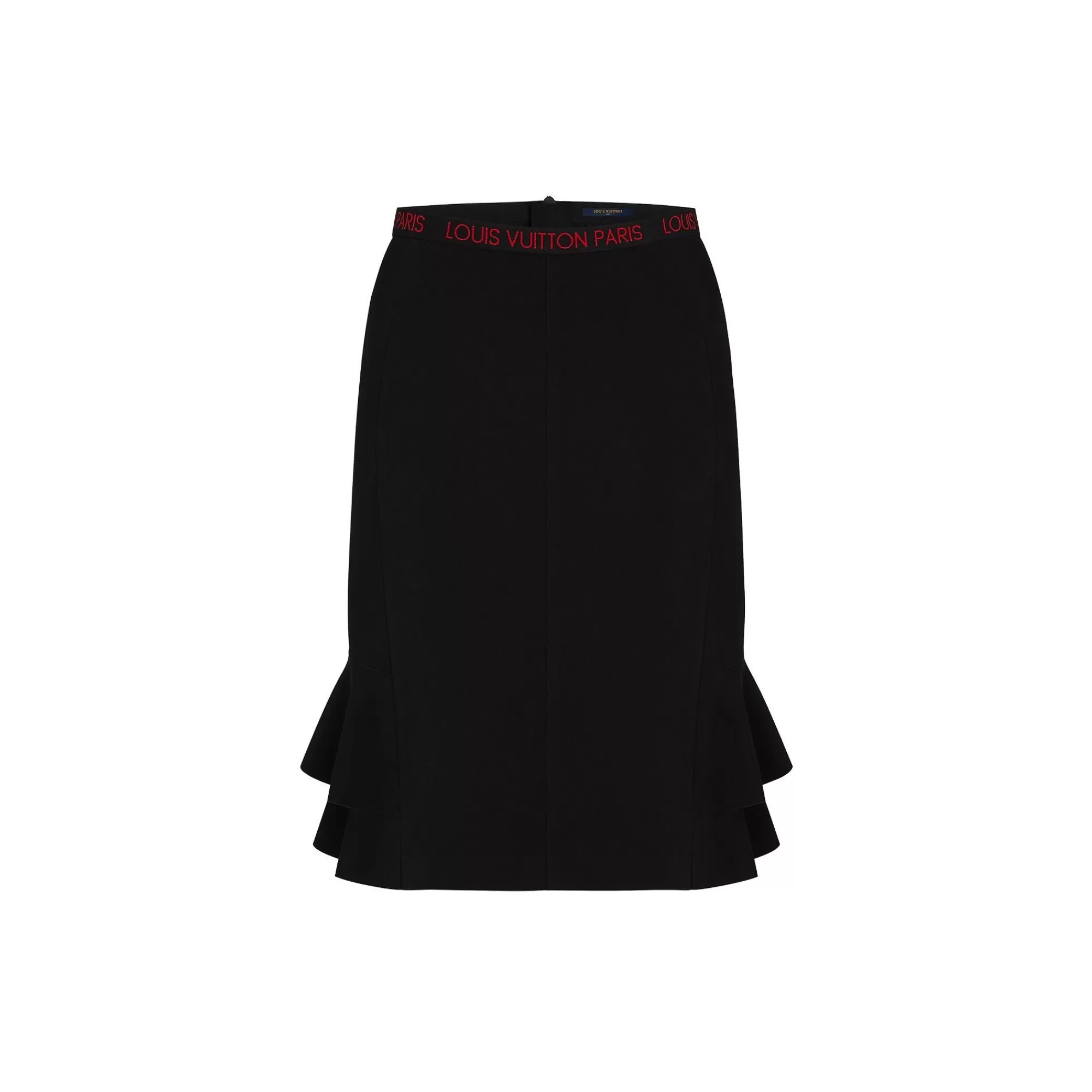 Discount Louis Vuitton Flounce Hem Sporty Skirt