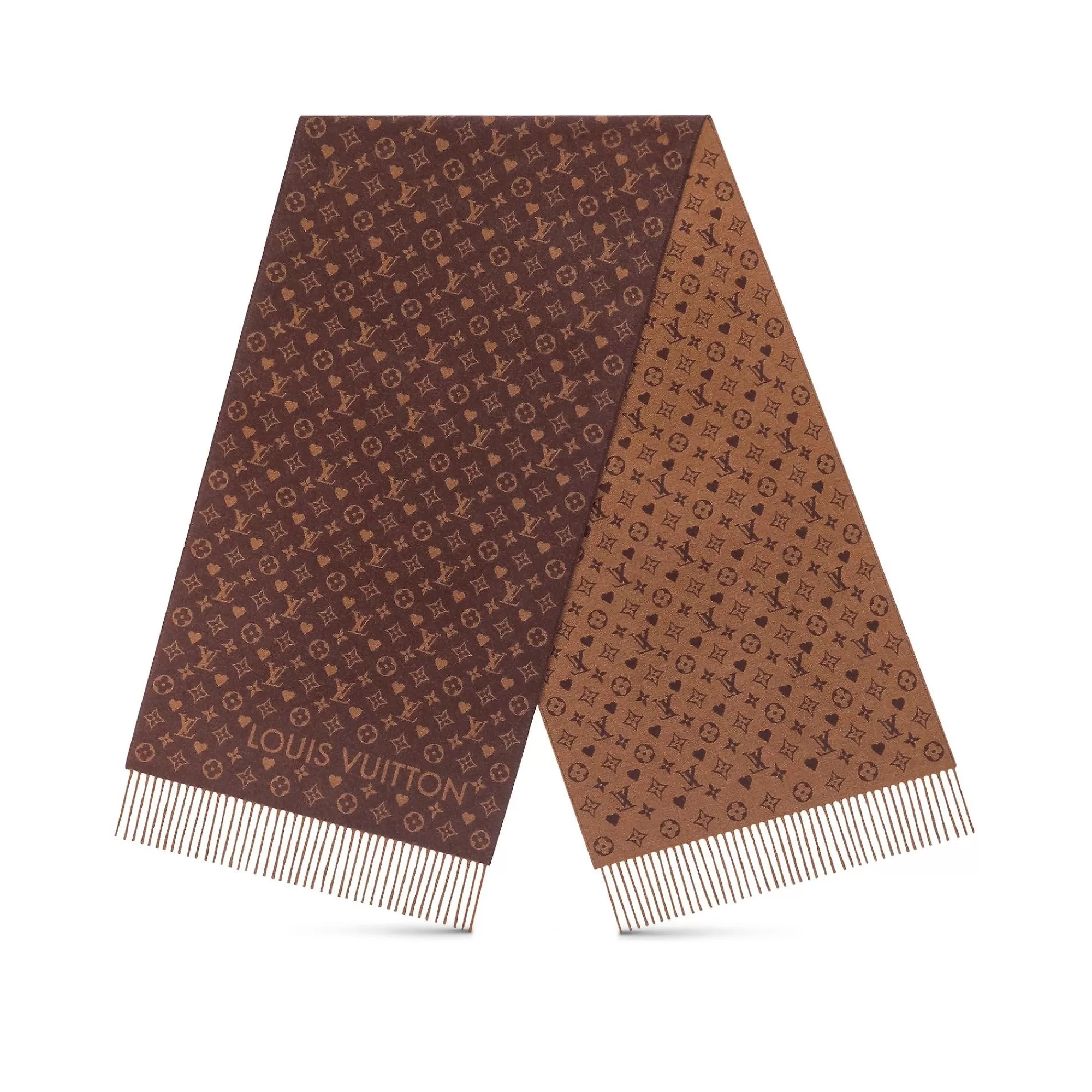 New Louis Vuitton Game On Scarf Brown