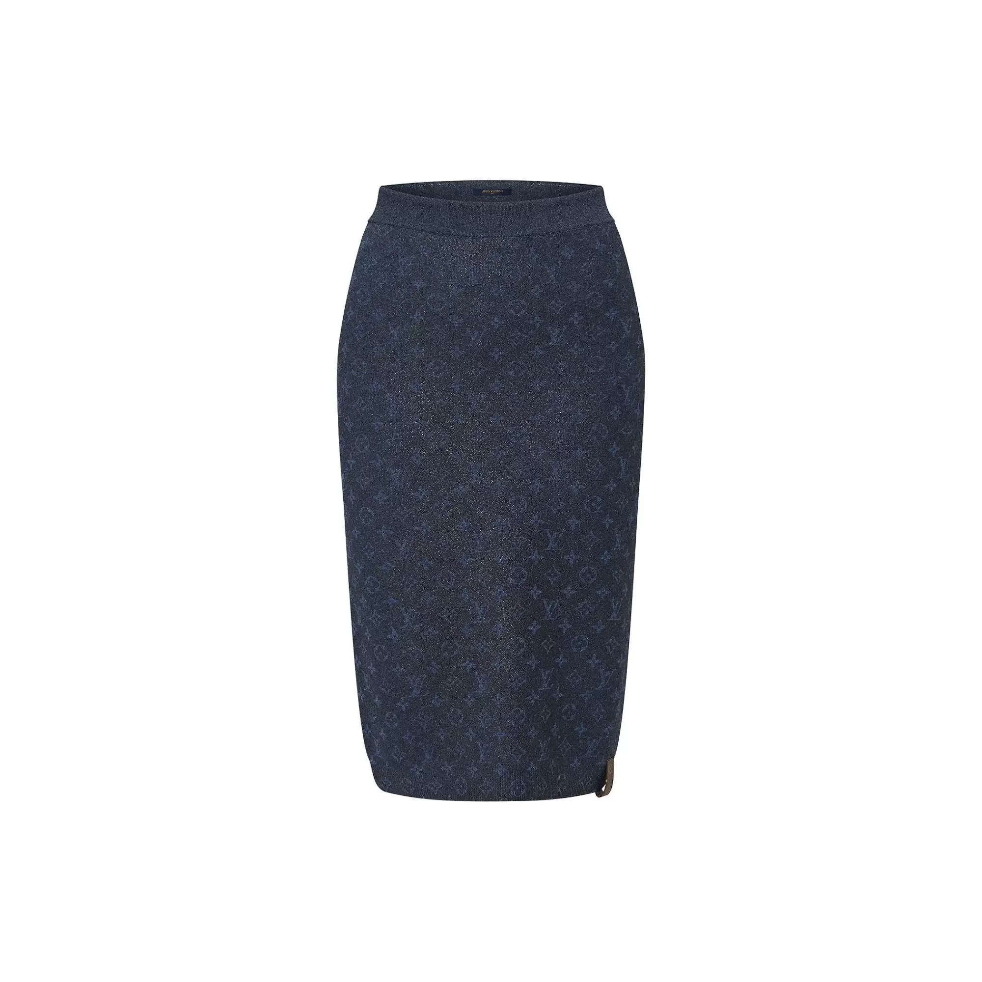 Best Louis Vuitton Glitter Monogram Knit Skirt