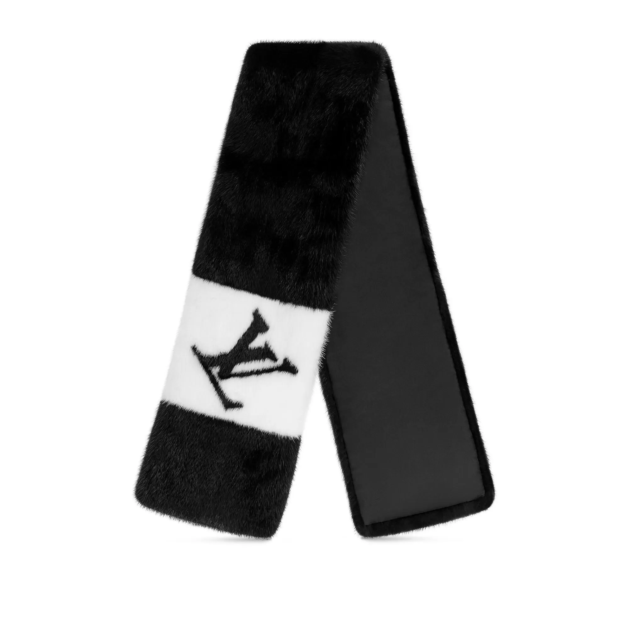 Cheap Louis Vuitton Gogram Fur Scarf