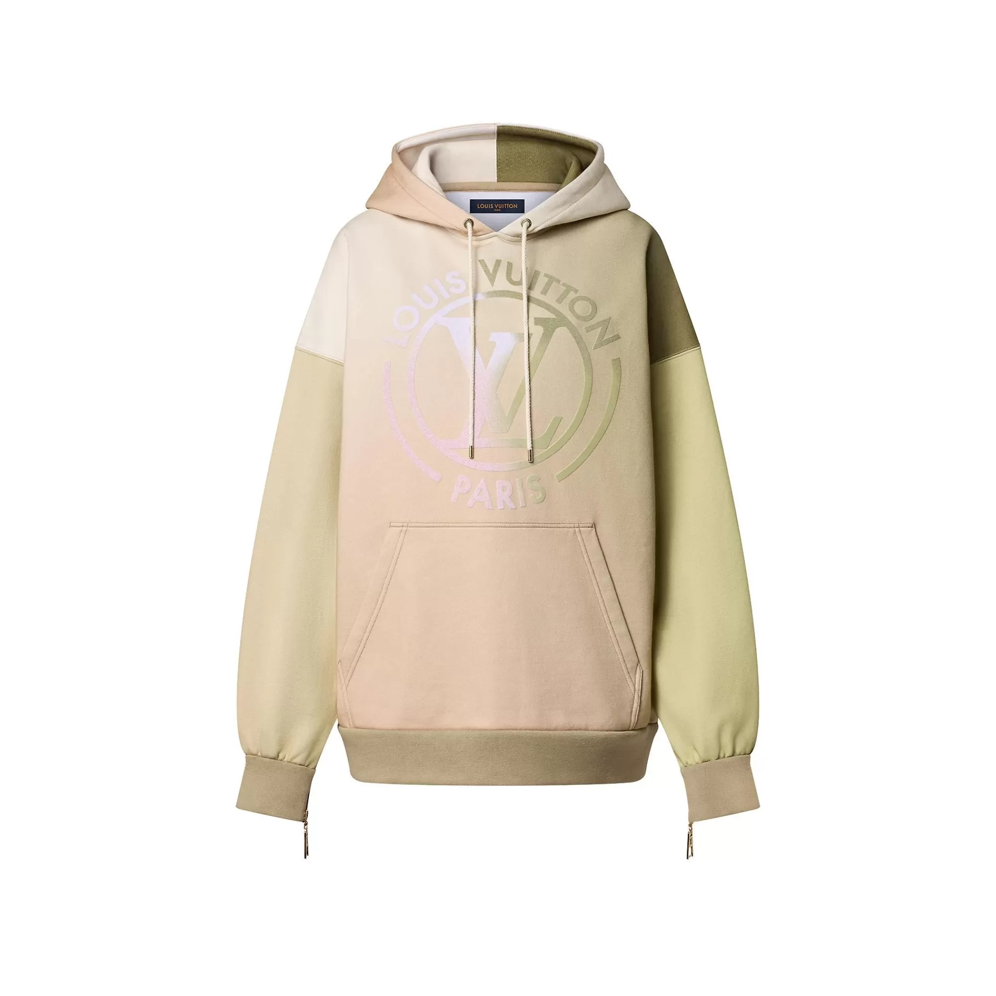 Outlet Louis Vuitton Gradient Fleece Jersey Lv Circle Hoodie