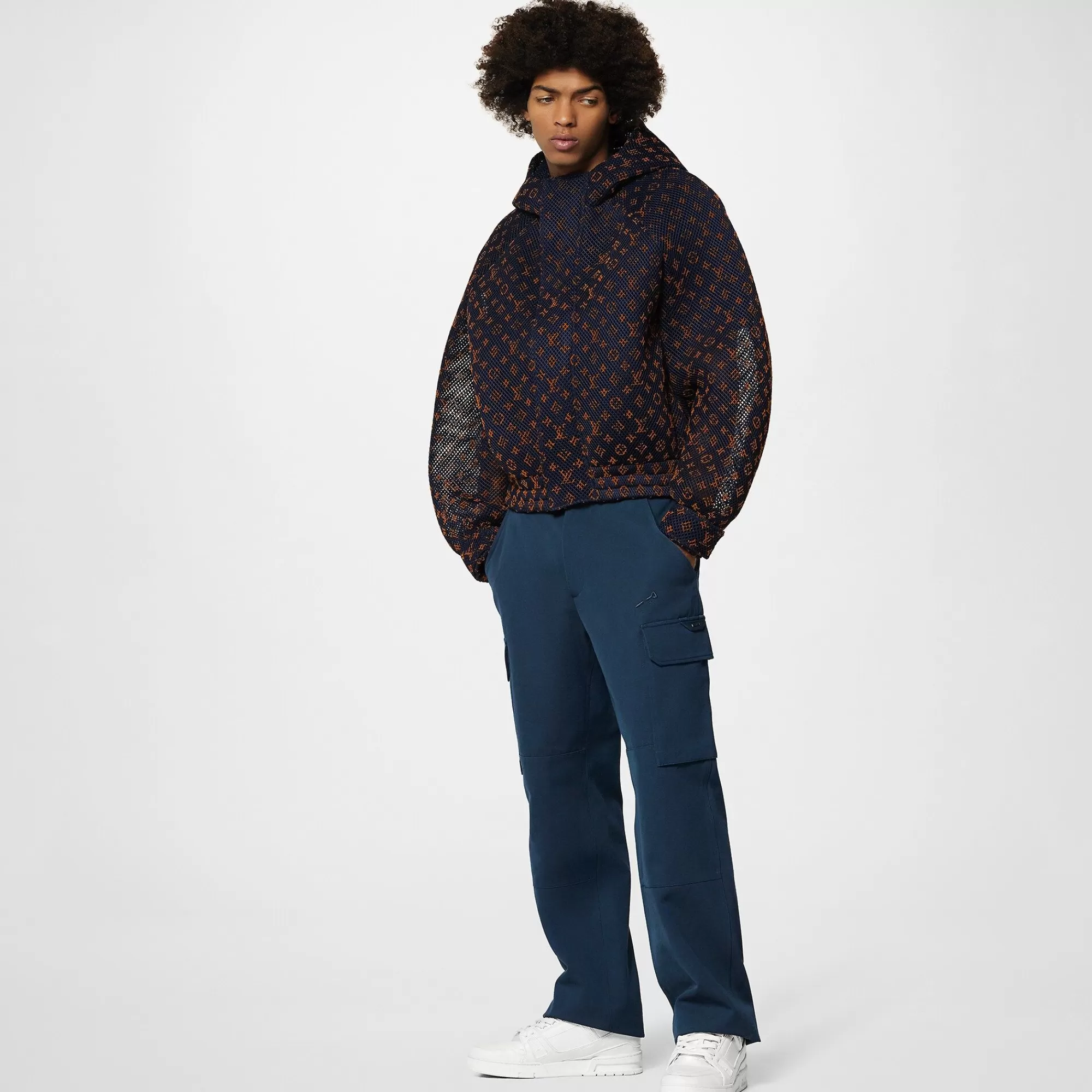 Best Sale Louis Vuitton Gradient Monogram Mesh Blouson