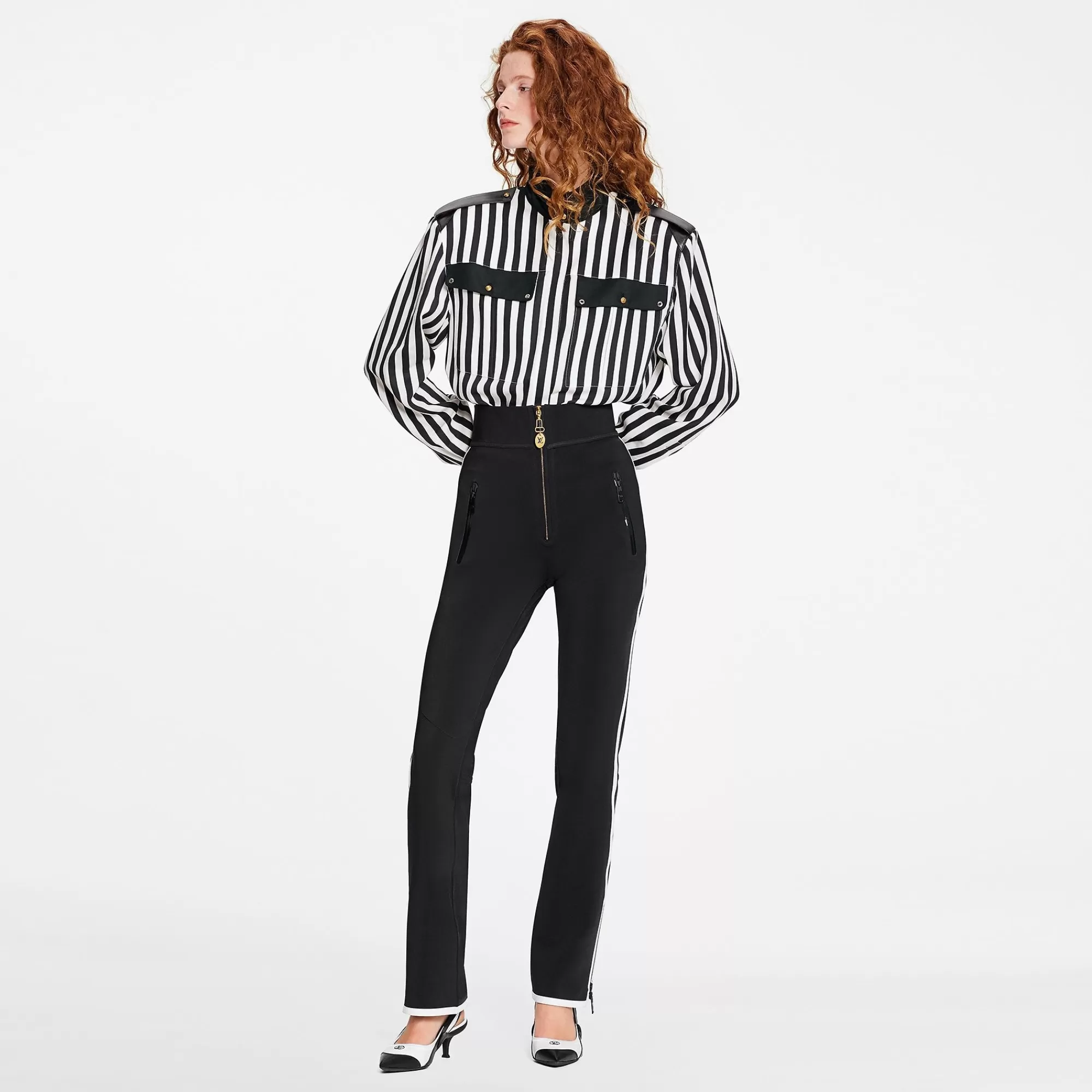 Sale Louis Vuitton Graphic Accent Technical Jersey Pants